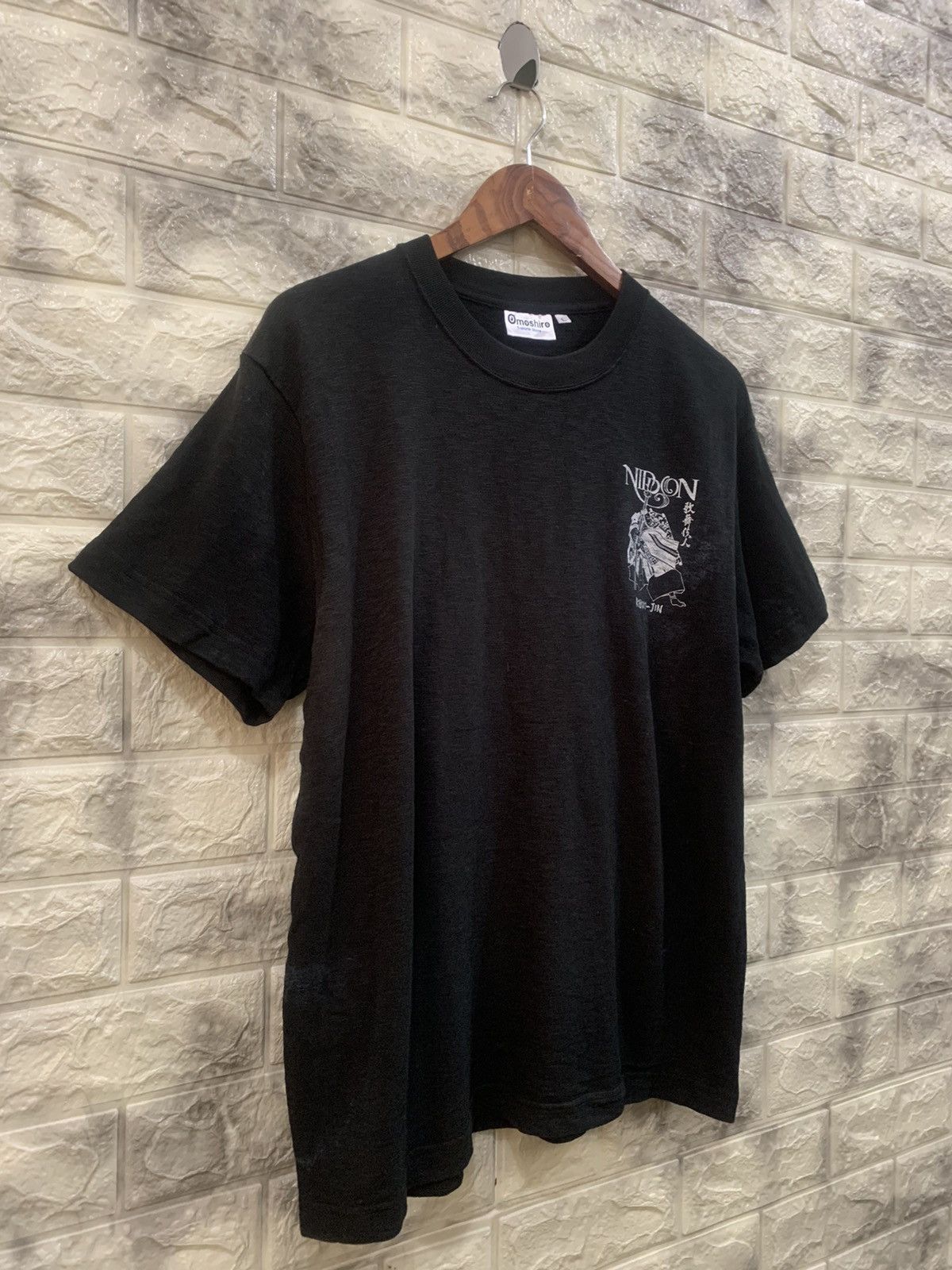 Japanese Brand × Vintage Vintage Nipon Kabuki-jin black t-shirt Size US L / EU 52-54 / 3 - 4 Thumbnail