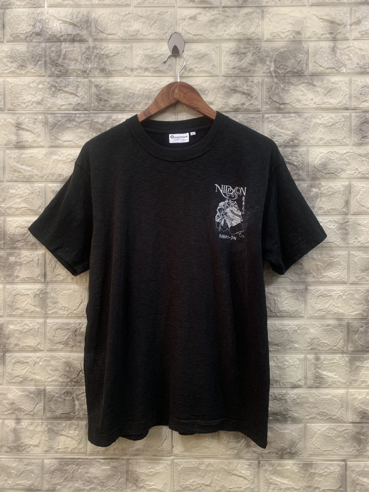 Japanese Brand × Vintage Vintage Nipon Kabuki-jin black t-shirt Size US L / EU 52-54 / 3 - 3 Thumbnail