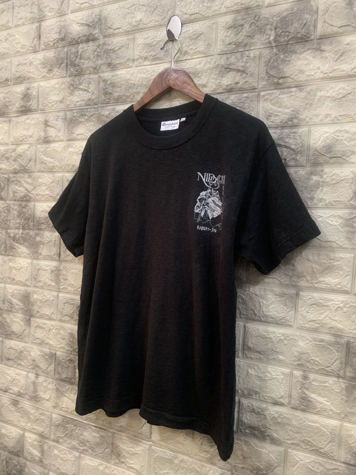 Japanese Brand × Vintage Vintage Nipon Kabuki-jin black t-shirt Size US L / EU 52-54 / 3 - 5 Thumbnail