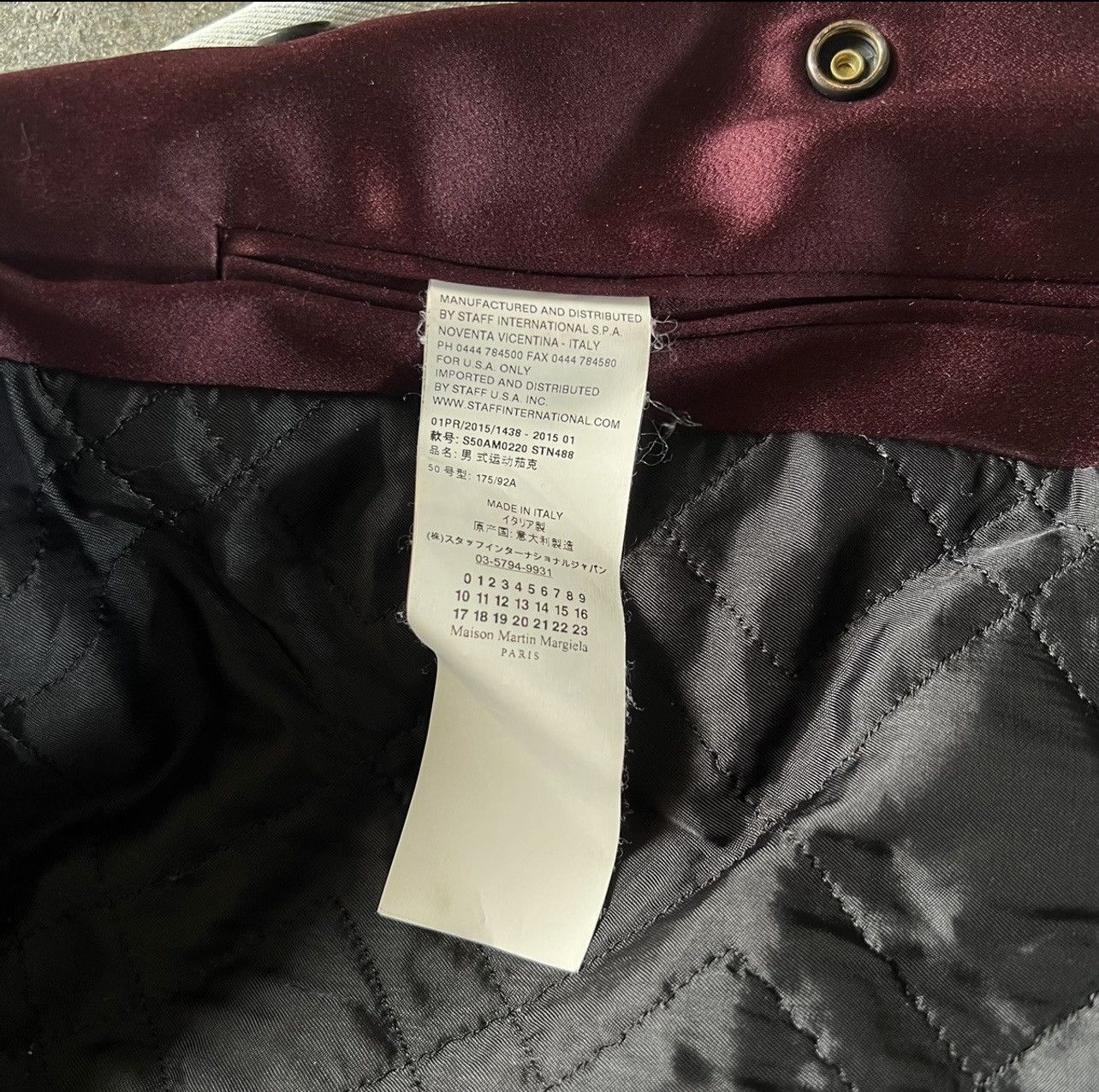 Maison Margiela Mason Margiela SS14 Hybrid Artisanal Runway Varsity Size US M / EU 48-50 / 2 - 7 Thumbnail