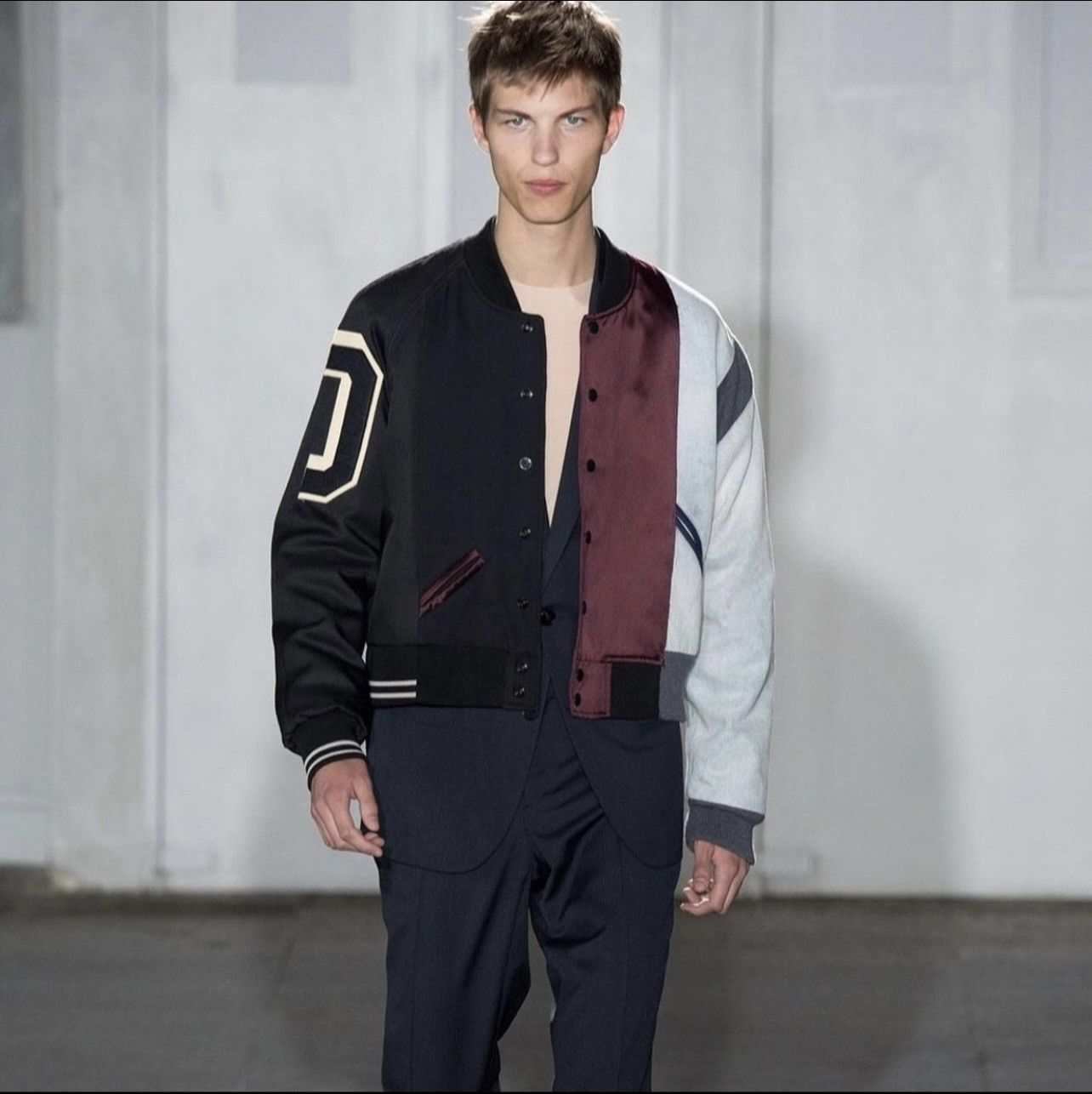 Maison Margiela Mason Margiela SS14 Hybrid Artisanal Runway Varsity Size US M / EU 48-50 / 2 - 10 Thumbnail