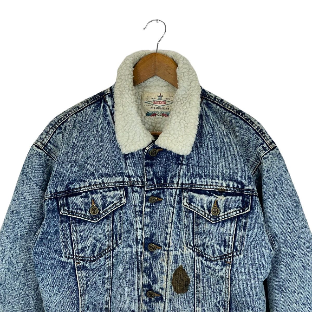 Japanese Brand 🔥LAST PRICE🔥 Japanese Hacienda Sherpa Denim Jacket Size US M / EU 48-50 / 2 - 3 Thumbnail