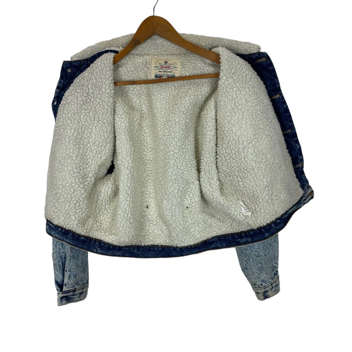 Japanese Brand 🔥LAST PRICE🔥 Japanese Hacienda Sherpa Denim Jacket Size US M / EU 48-50 / 2 - 11 Thumbnail