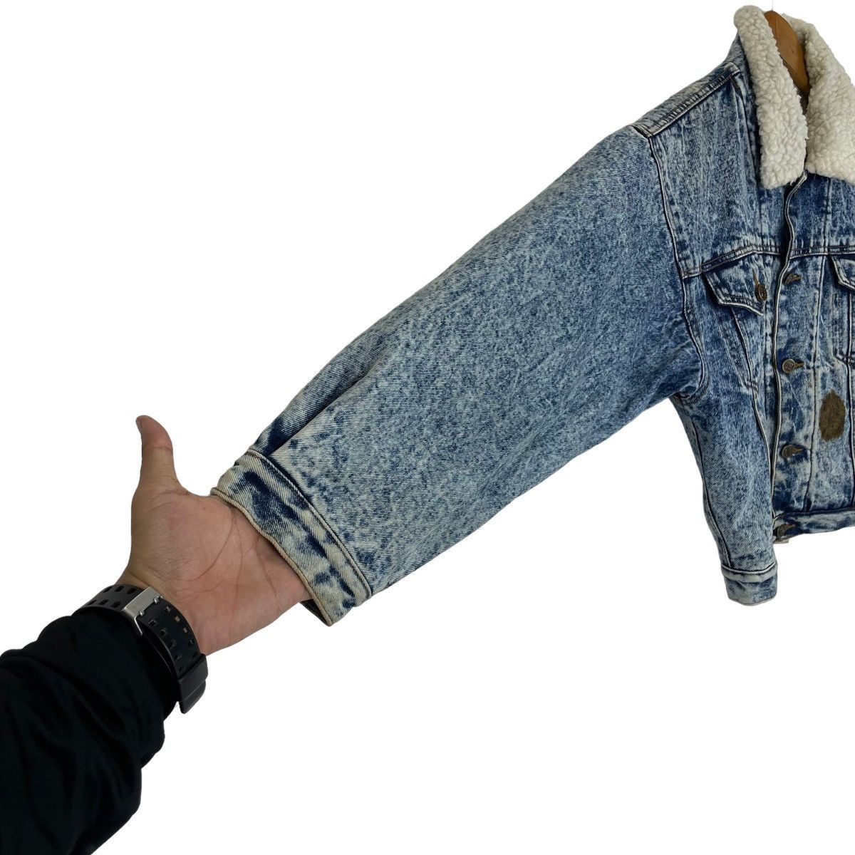 Japanese Brand 🔥LAST PRICE🔥 Japanese Hacienda Sherpa Denim Jacket Size US M / EU 48-50 / 2 - 6 Thumbnail