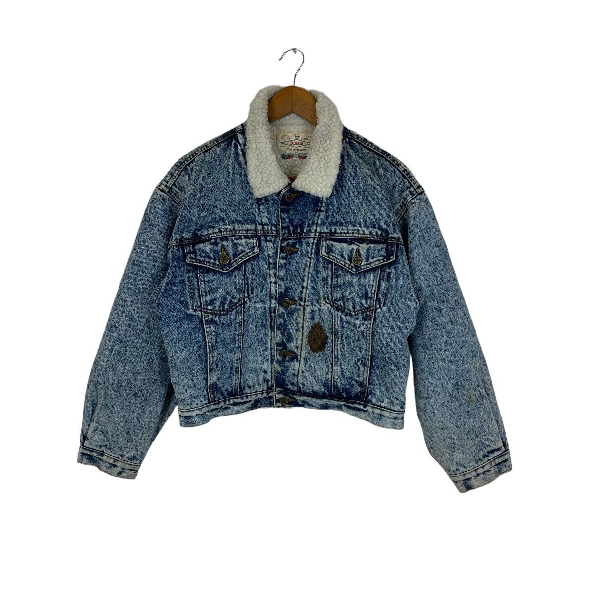 Japanese Brand 🔥LAST PRICE🔥 Japanese Hacienda Sherpa Denim Jacket Size US M / EU 48-50 / 2 - 1 Thumbnail
