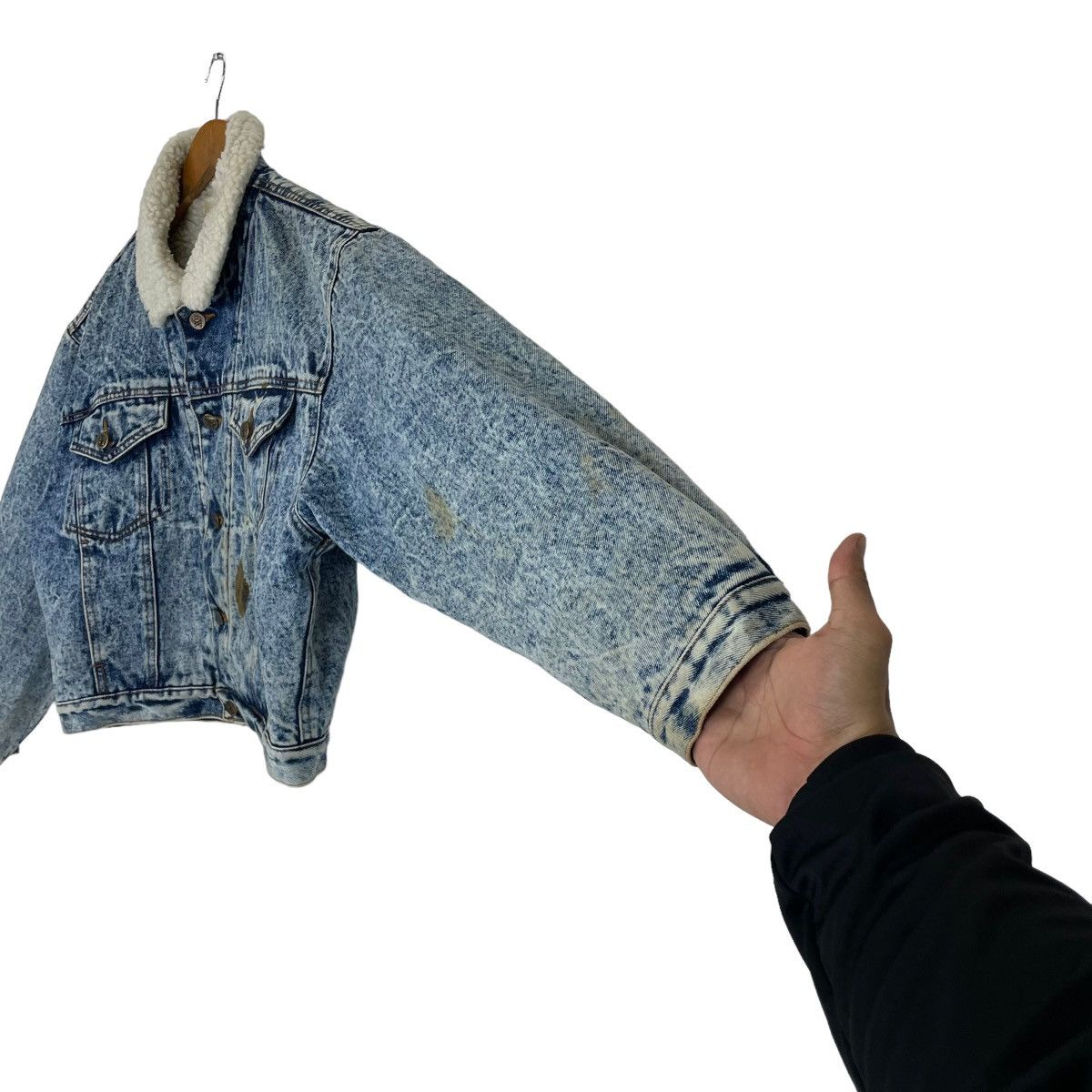 Japanese Brand 🔥LAST PRICE🔥 Japanese Hacienda Sherpa Denim Jacket Size US M / EU 48-50 / 2 - 8 Thumbnail