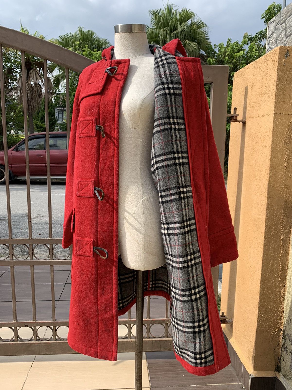 Burberry × Vintage Vintage duffle jacket Size M / US 6-8 / IT 42-44 - 9 Thumbnail