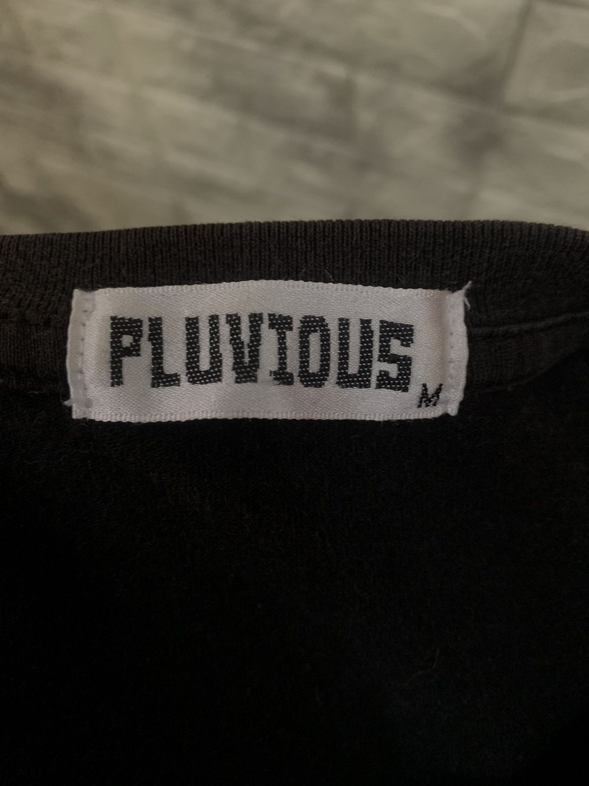 Vintage Vintage pluvious black tee Size US M / EU 48-50 / 2 - 7 Thumbnail