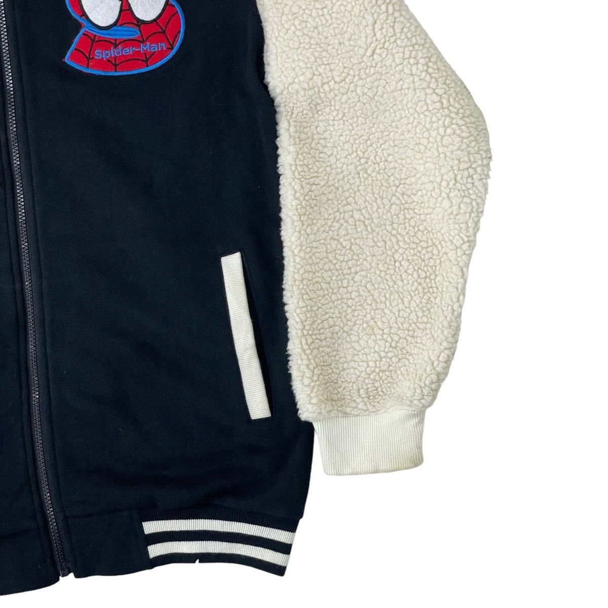 Japanese Brand × Marvel Comics × Universal Studios Marvel Spiderman Sherpa Bomber Jacket Size US M / EU 48-50 / 2 - 5 Thumbnail
