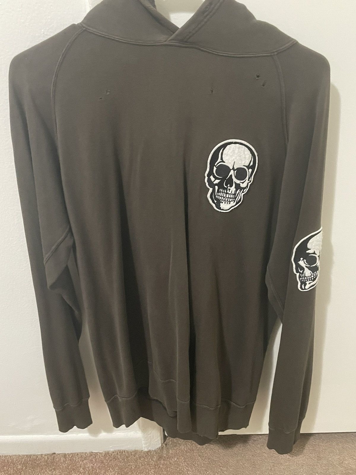 Number (N)ine Number Nine Double Skull Hoodie | Grailed