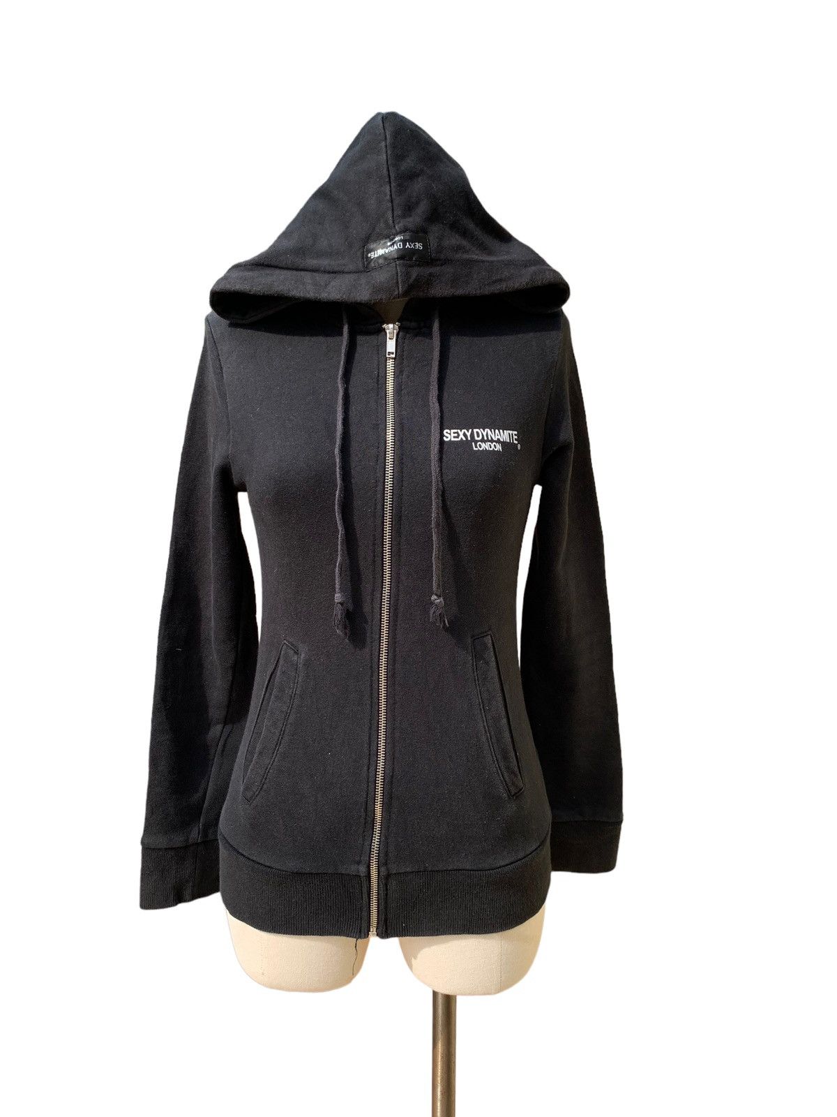 Image of Seditionaries x Vintage Sexy Dinamite Hoodie in Black, Women's (Size XS)