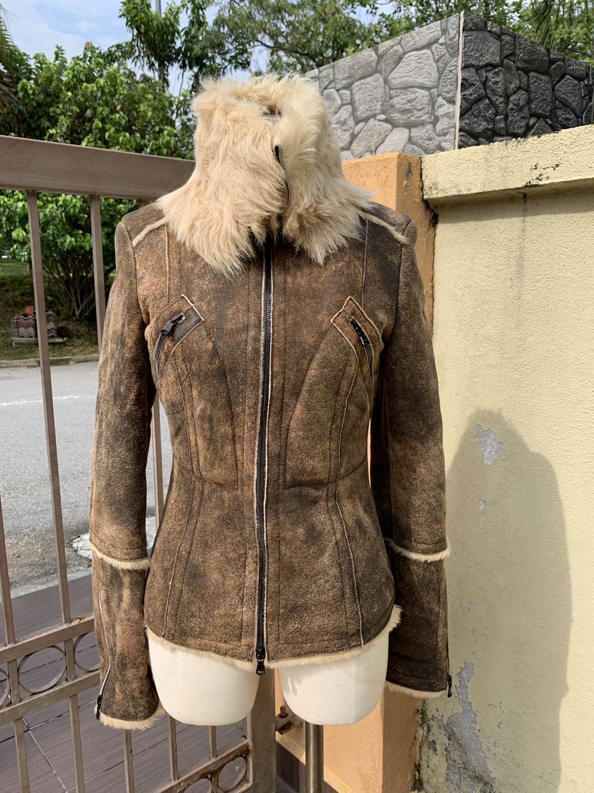 Designer Montana blu sherling jacket Size L / US 10 / IT 46 - 11 Thumbnail