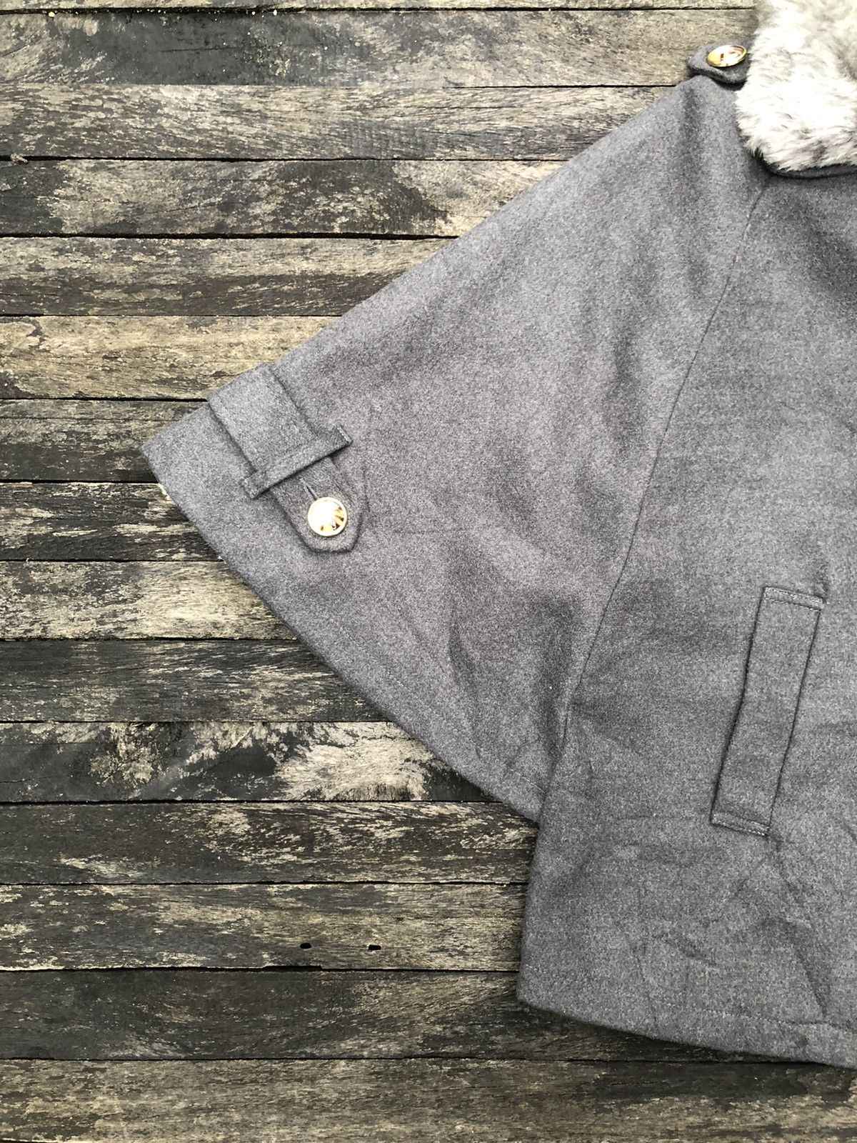 Cloak × Japanese Brand JENA WOOL CLOAK Size US M / EU 48-50 / 2 - 9 Thumbnail