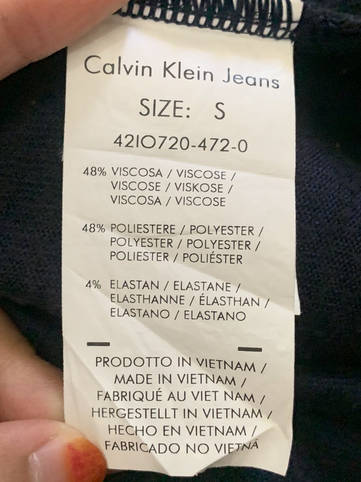 Calvin Klein Calvin klein jeans wear nice design Size US S / EU 44-46 / 1 - 11 Thumbnail