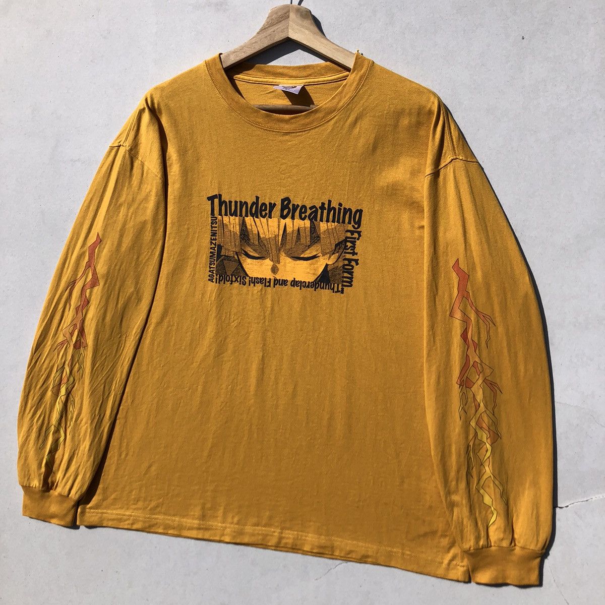 Anime RARE🔥 Demon Slayer Thunder Breathing First Form Size US M / EU 48-50 / 2 - 3 Thumbnail
