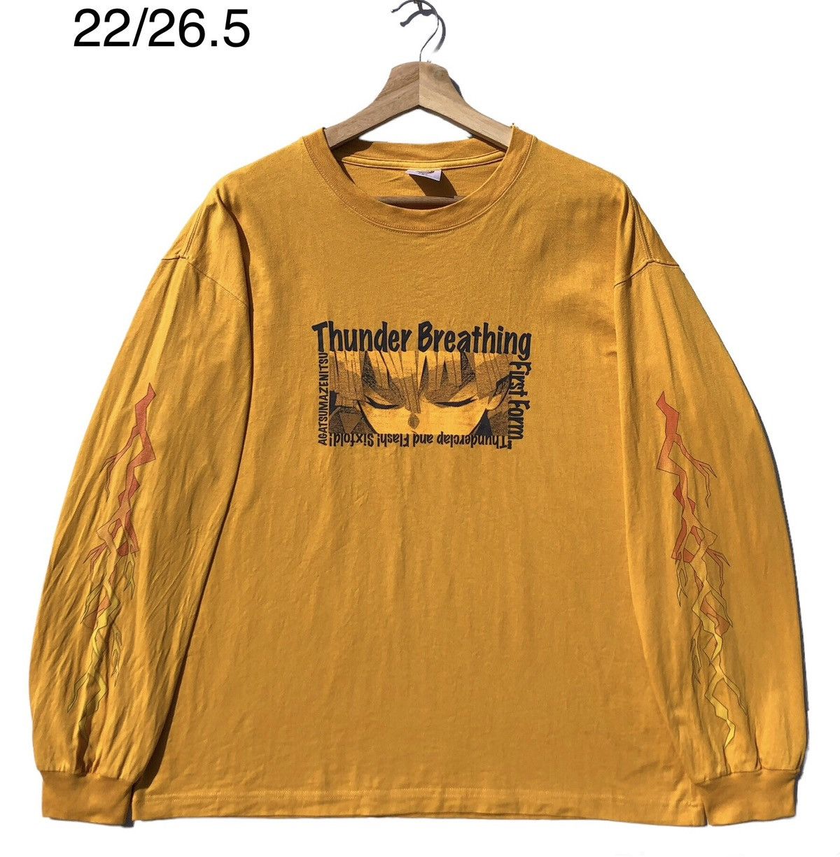 Anime RARE🔥 Demon Slayer Thunder Breathing First Form Size US M / EU 48-50 / 2 - 1 Thumbnail