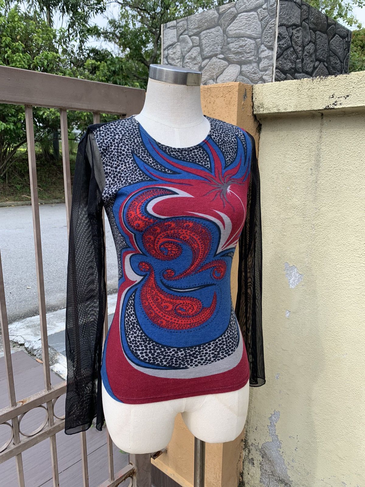 Japanese Brand Vintage blouse top Size M / US 6-8 / IT 42-44 - 2 Thumbnail