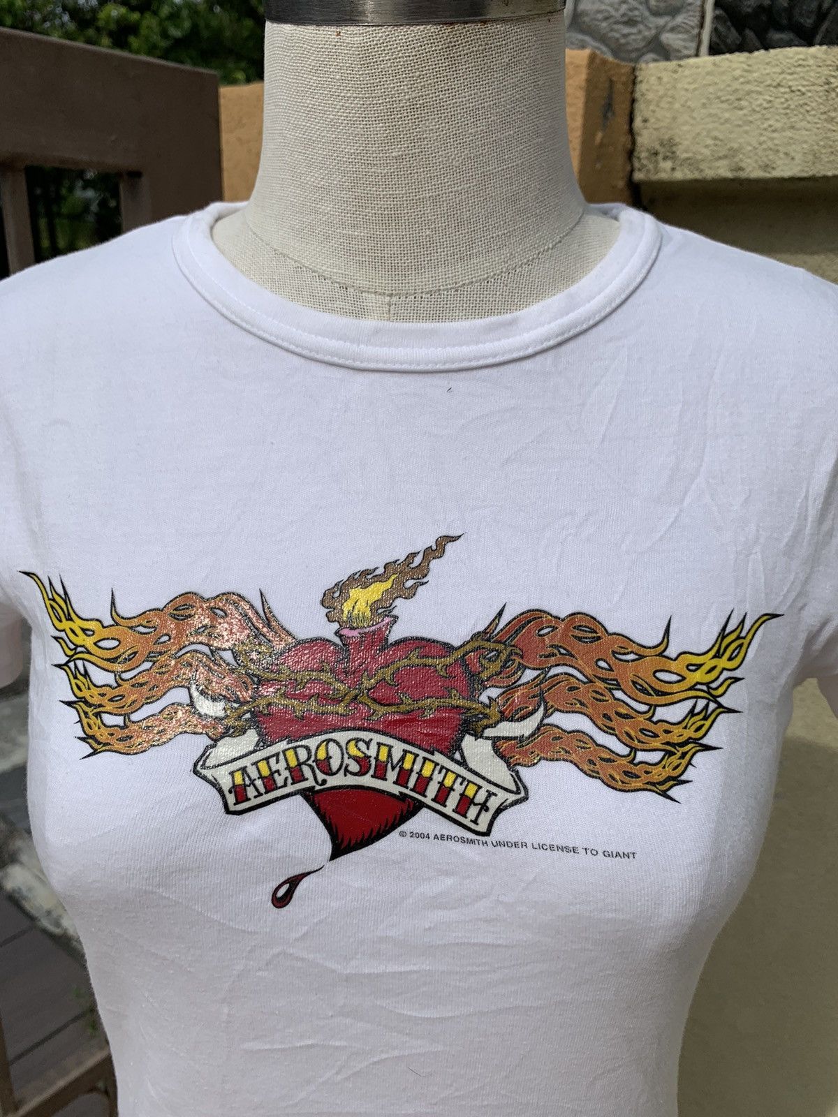 Band Tees Vintage aerosmith 2004 Size S / US 4 / IT 40 - 2 Thumbnail