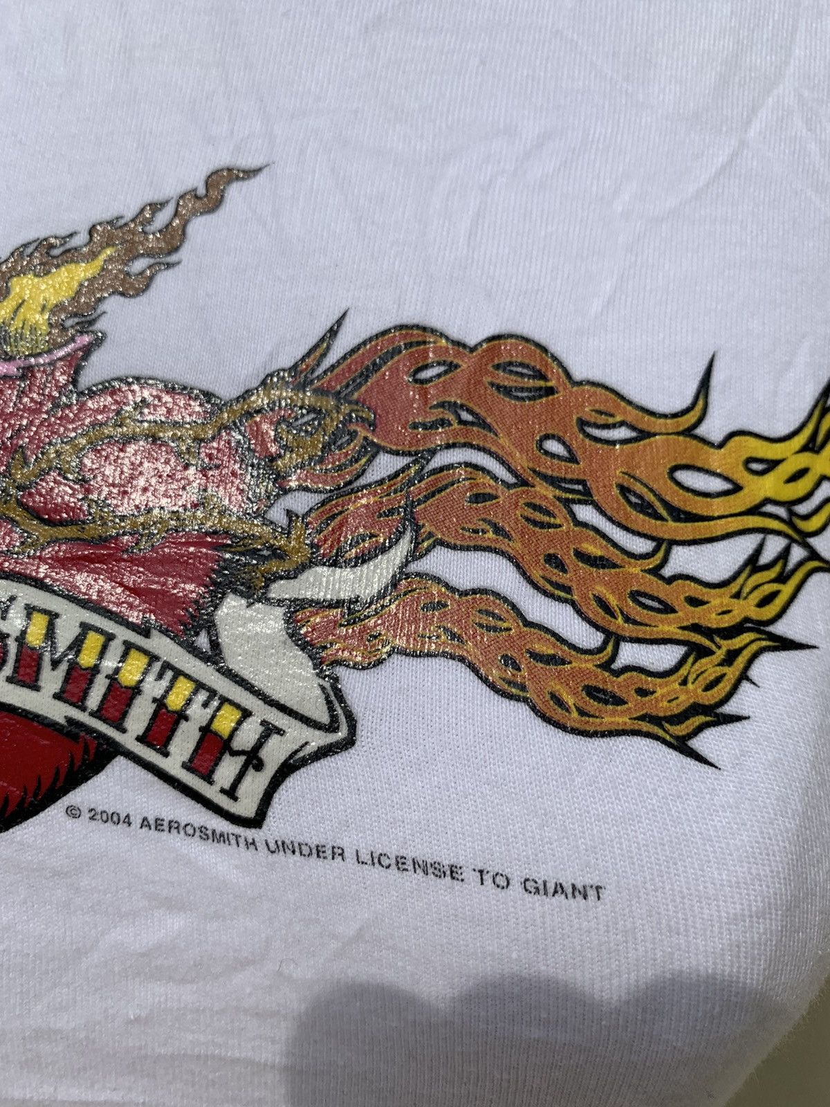 Band Tees Vintage aerosmith 2004 Size S / US 4 / IT 40 - 3 Thumbnail