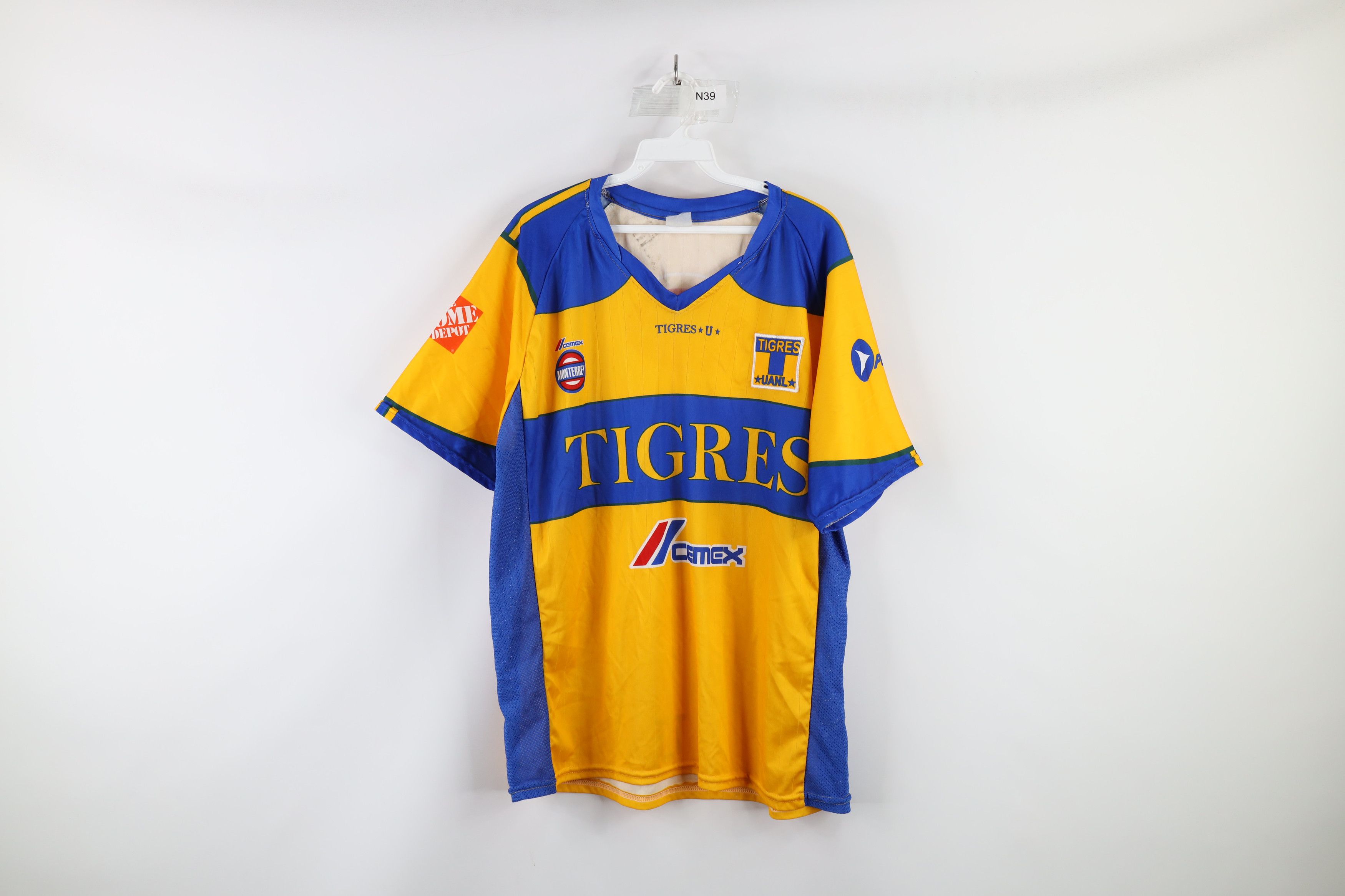 Vintage Vintage UANL Spell Out Soccer Football Jersey Mexico Liga MX Size US XL / EU 56 / 4 - 1 Thumbnail