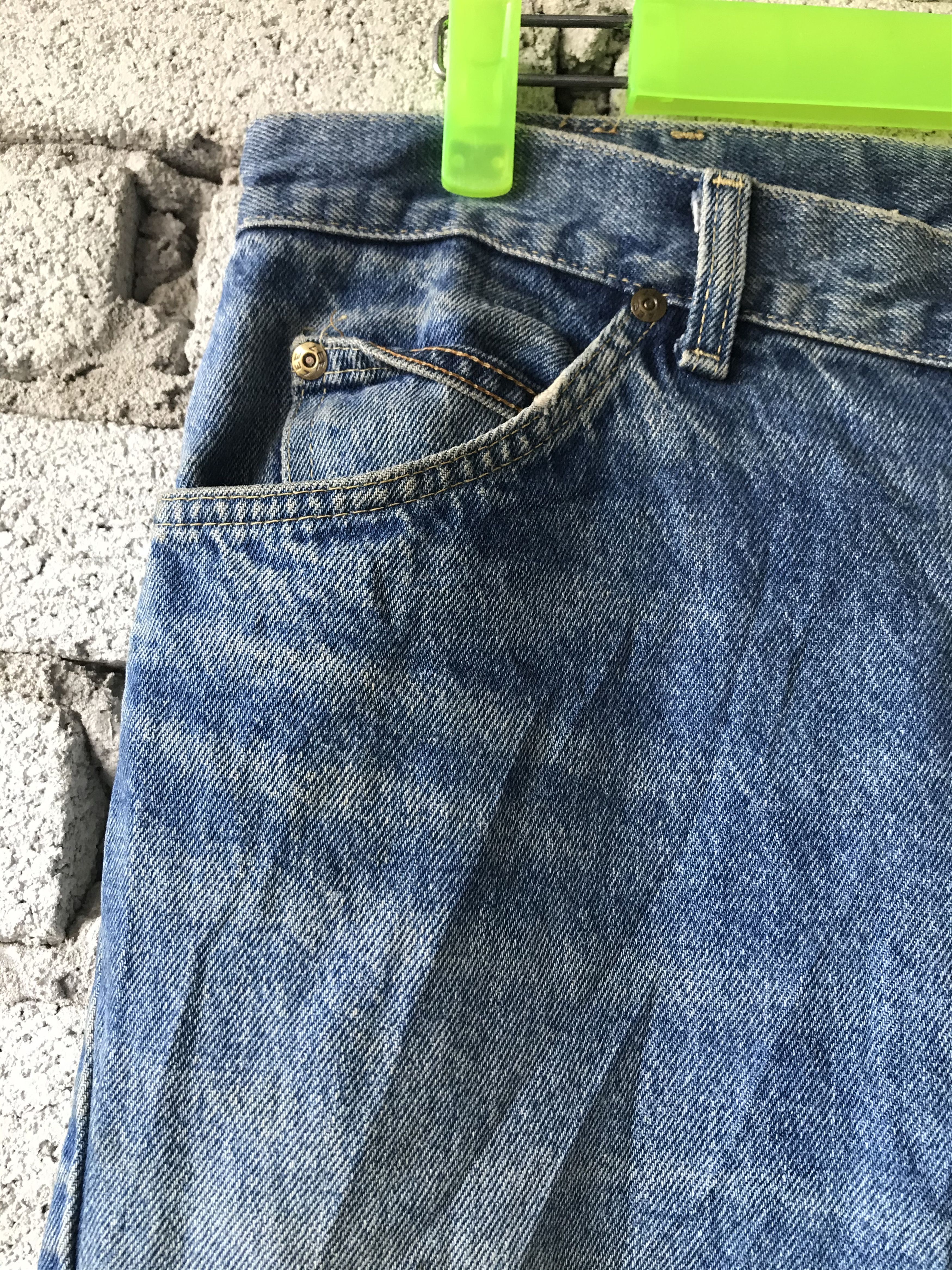 Lee Flare Lee Riders Jeans Distressed Made in USA Size US 33 - 5 Thumbnail