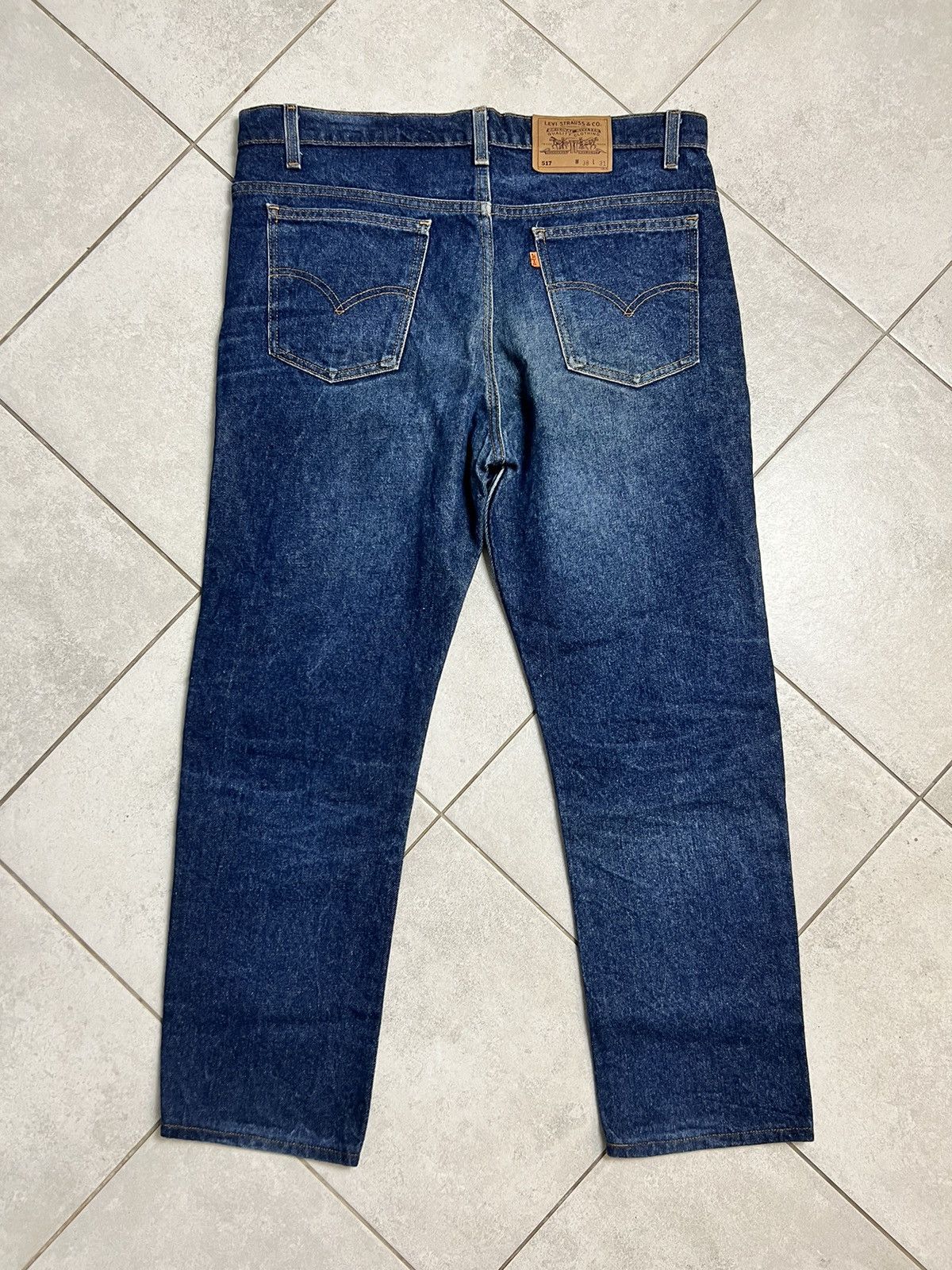 Levi's Rare Vintage 90s Levi’s 517 38x31 Denim Pants Orange Tab Size US 38 / EU 54 - 1 Thumbnail