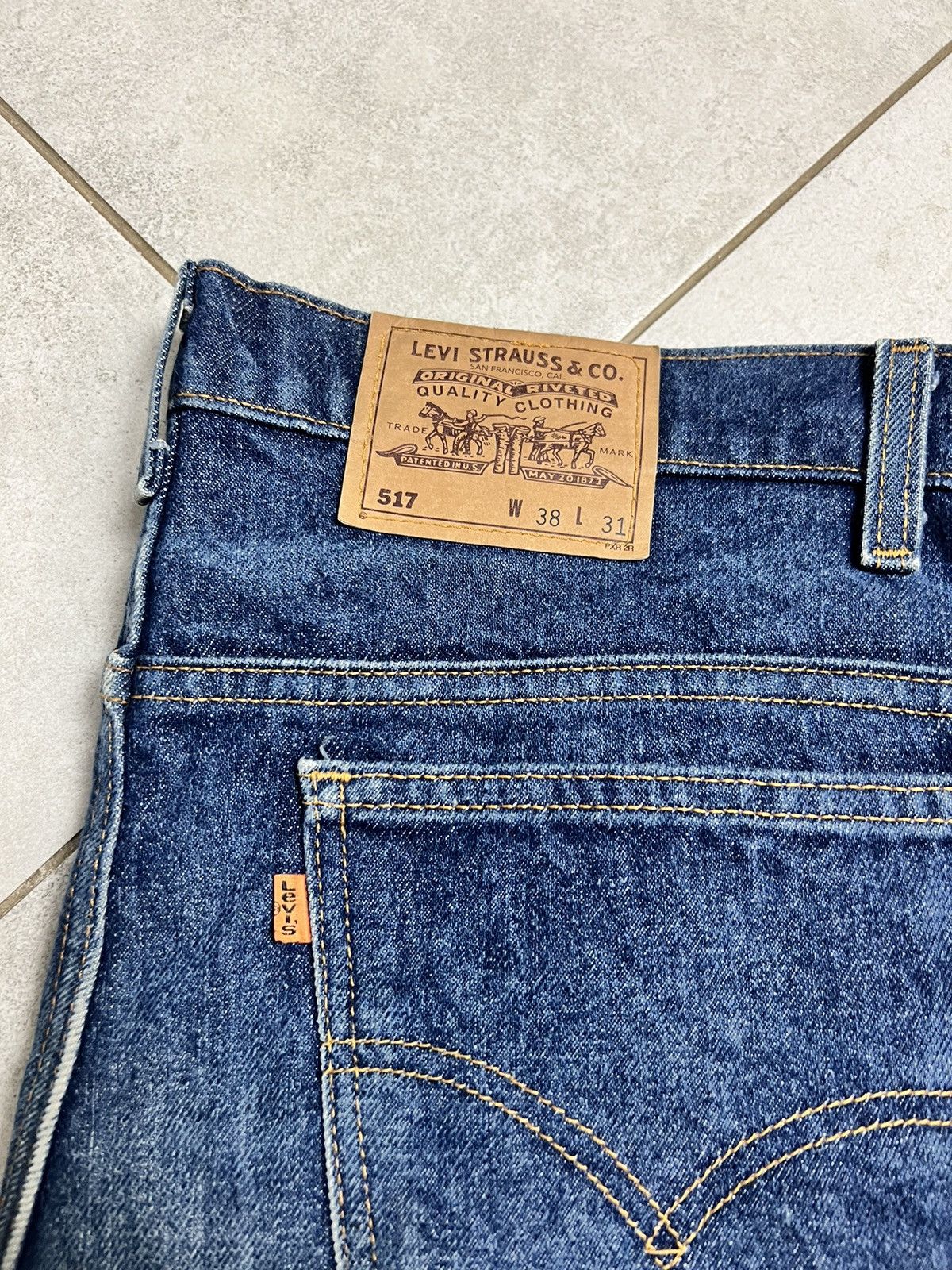 Levi's Rare Vintage 90s Levi’s 517 38x31 Denim Pants Orange Tab Size US 38 / EU 54 - 4 Thumbnail