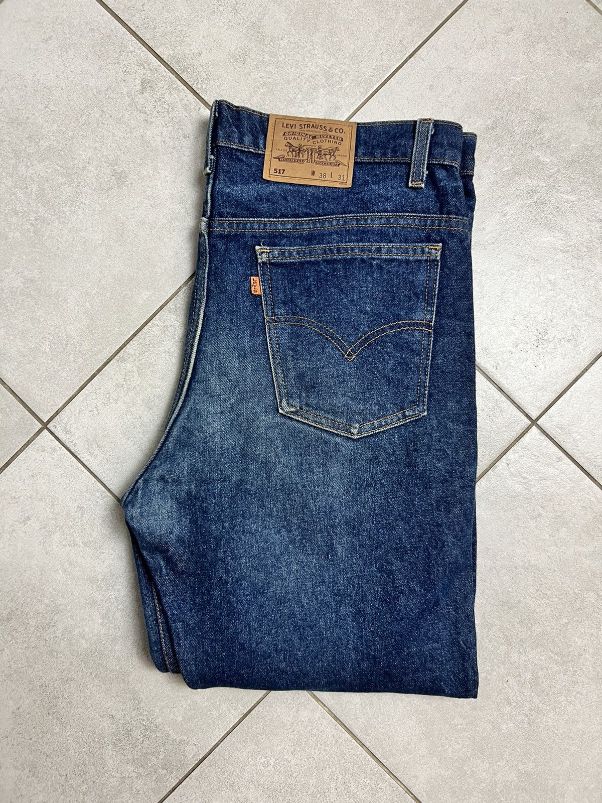 Levi's Rare Vintage 90s Levi’s 517 38x31 Denim Pants Orange Tab Size US 38 / EU 54 - 2 Thumbnail