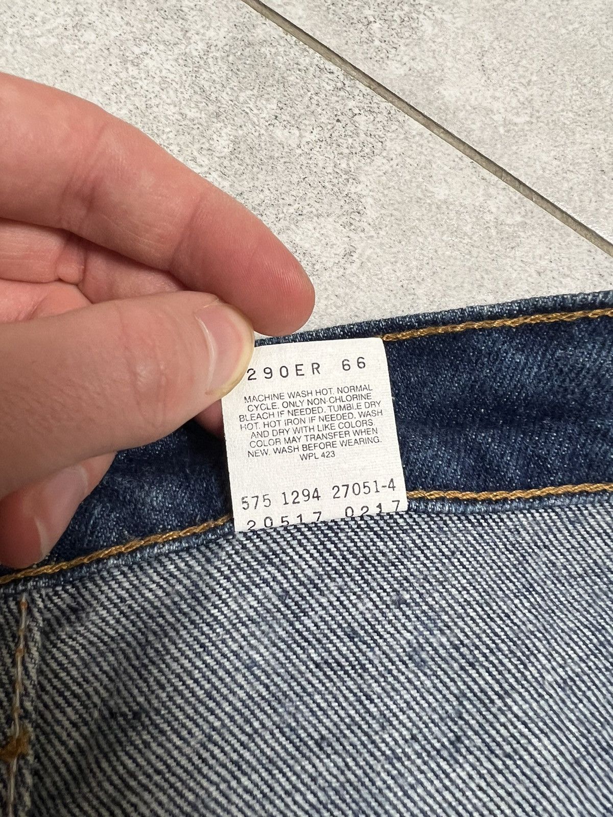 Levi's Rare Vintage 90s Levi’s 517 38x31 Denim Pants Orange Tab Size US 38 / EU 54 - 7 Thumbnail