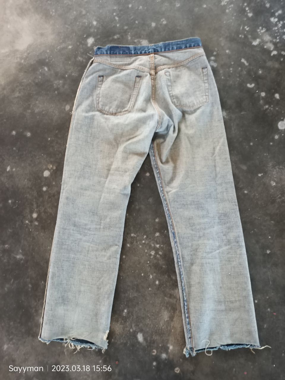 Levi's × Levi's Vintage Clothing × Vintage Vtg 90s Levi’s Big E 502XX Distressed Selvedge Jeans Size US 33 - 15 Thumbnail
