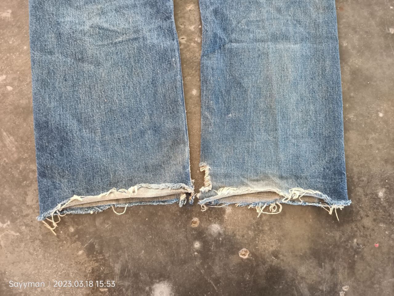Levi's × Levi's Vintage Clothing × Vintage Vtg 90s Levi’s Big E 502XX Distressed Selvedge Jeans Size US 33 - 16 Thumbnail
