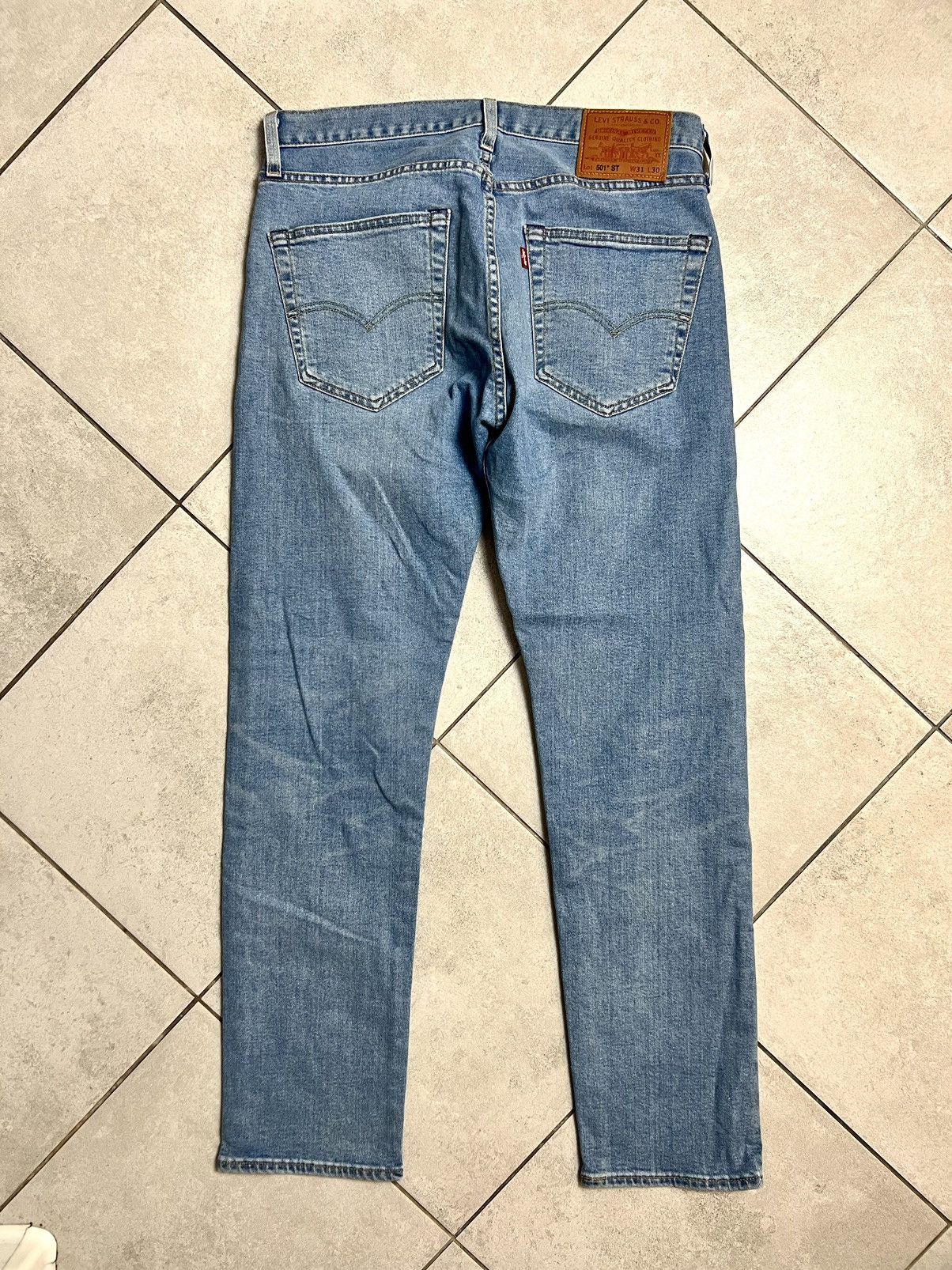 Levi's Rare Vintage 00s Levi’s Strauss 501 31x30 Denim Pants Blue Size US 31 - 1 Thumbnail