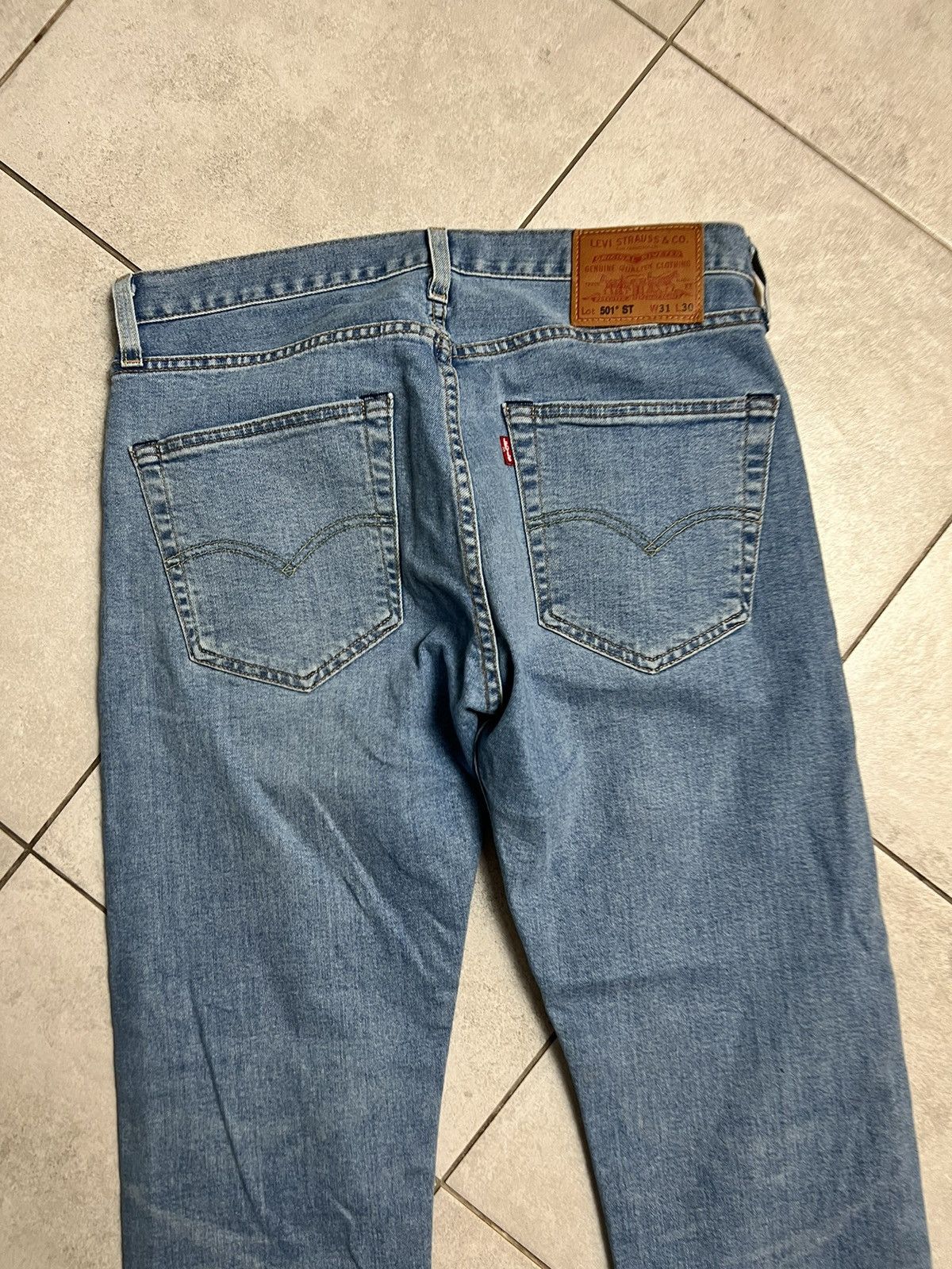 Levi's Rare Vintage 00s Levi’s Strauss 501 31x30 Denim Pants Blue Size US 31 - 5 Thumbnail