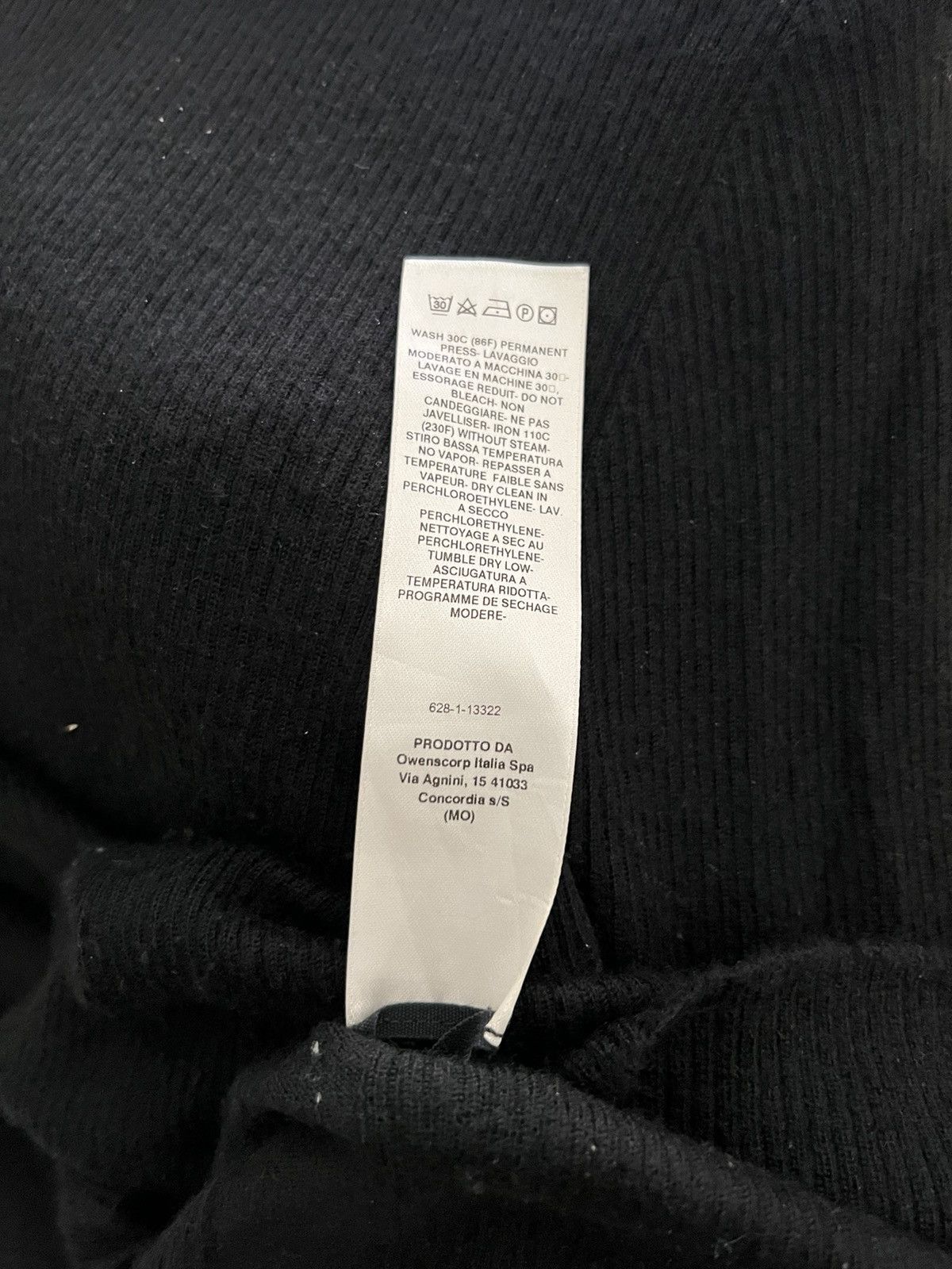 Rick Owens Rib Knit Thrashed