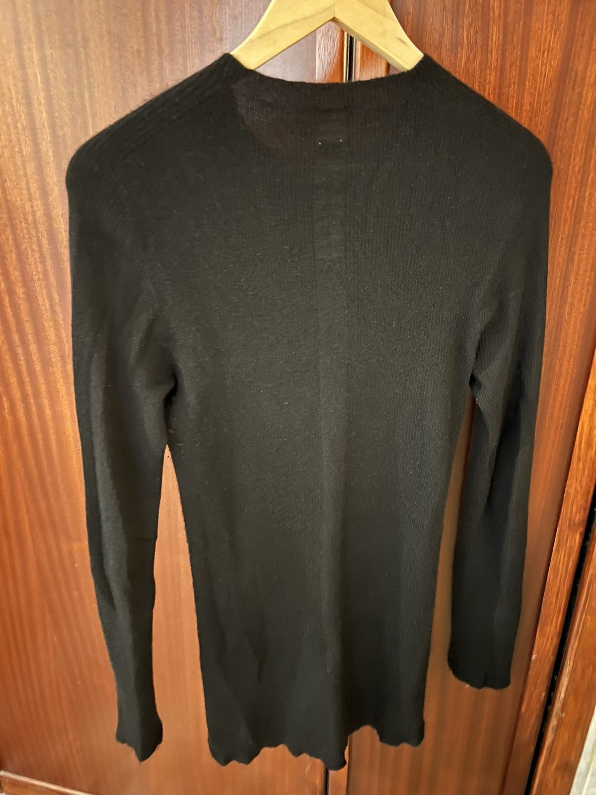 Rick Owens Rib Knit Thrashed