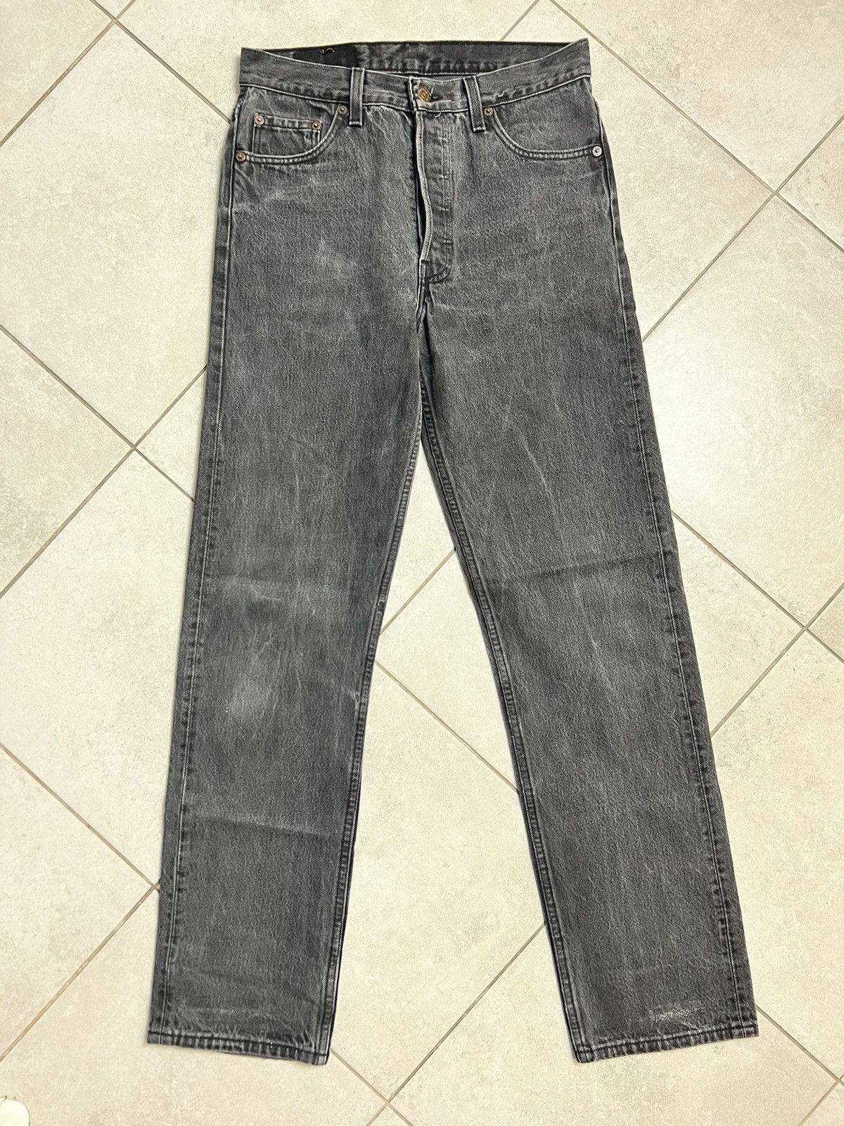 Levi's Rare Vintage 90s Levi’s 501 30x32 Washed Denim Jeans Pants Size US 30 / EU 46 - 3 Thumbnail