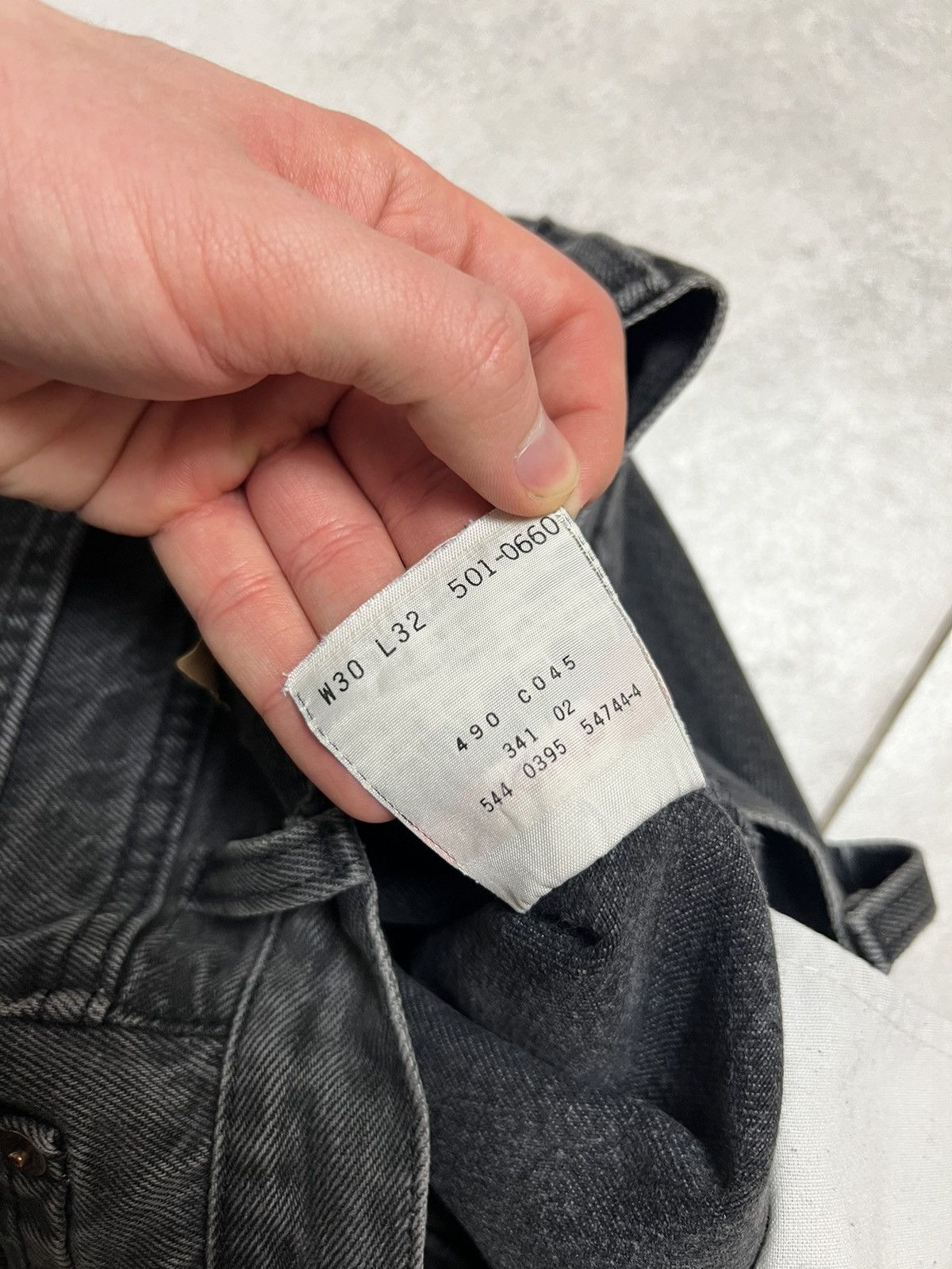 Levi's Rare Vintage 90s Levi’s 501 30x32 Washed Denim Jeans Pants Size US 30 / EU 46 - 10 Thumbnail