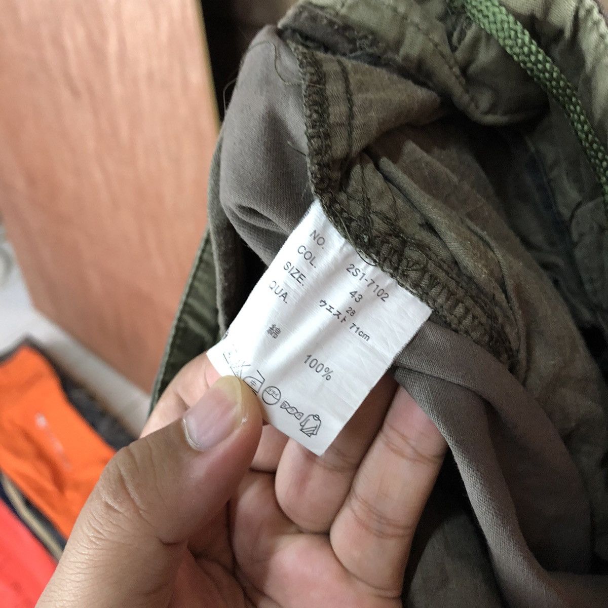 Japanese Brand DL Surplus Green Army Cargo Multipocket Pants #1988 Size US 29 - 18 Thumbnail