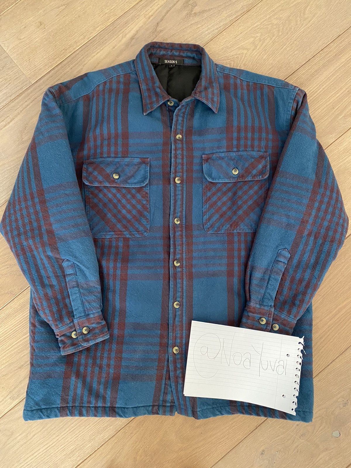 Yeezy Season Yeezy Season 5 Classic Oversized Quilted Flannel