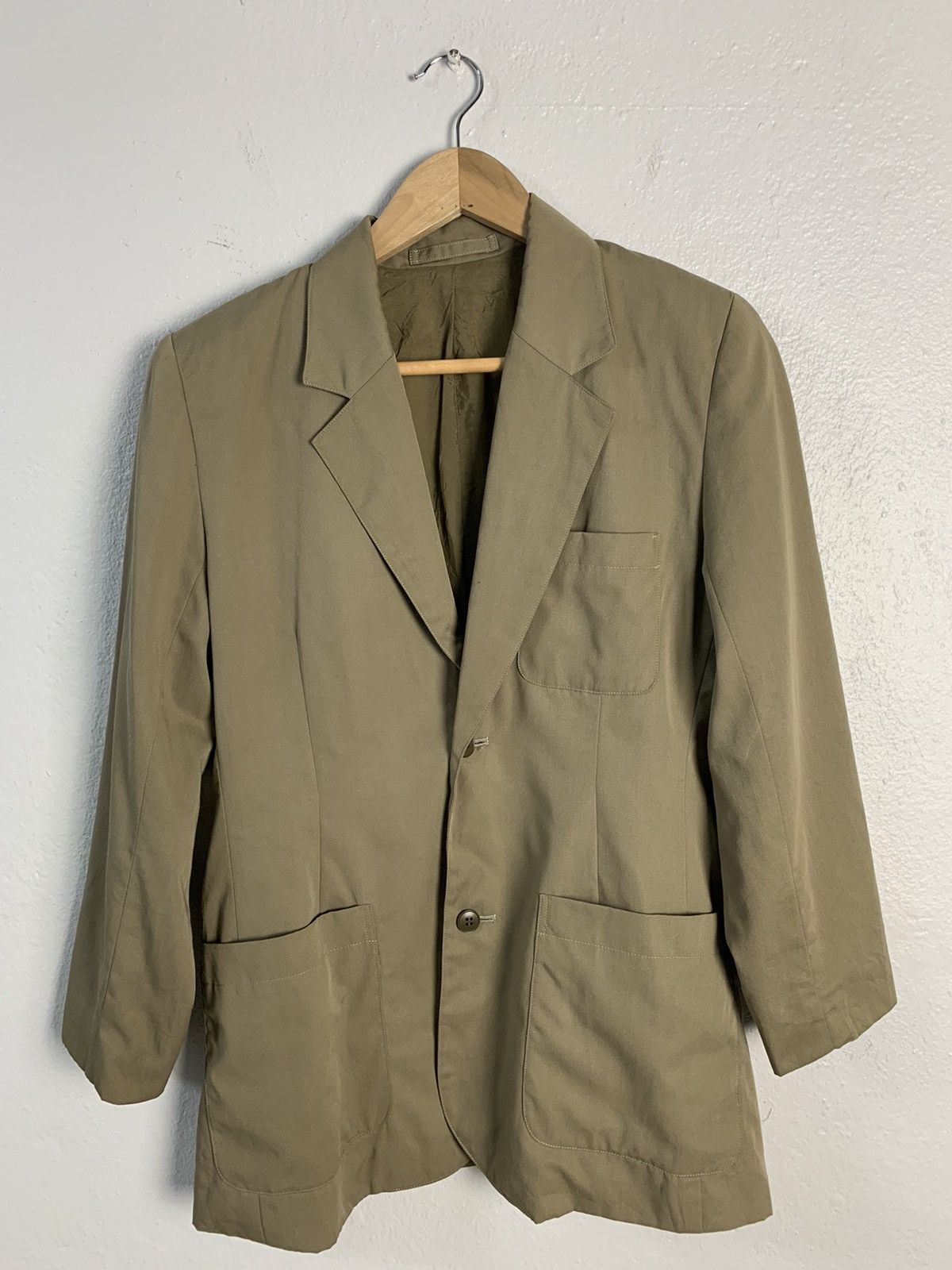 image of Yohji Yamamoto x YS Vintage Y’S For Living Blazer Jacket in Green, Men's (Size Small)