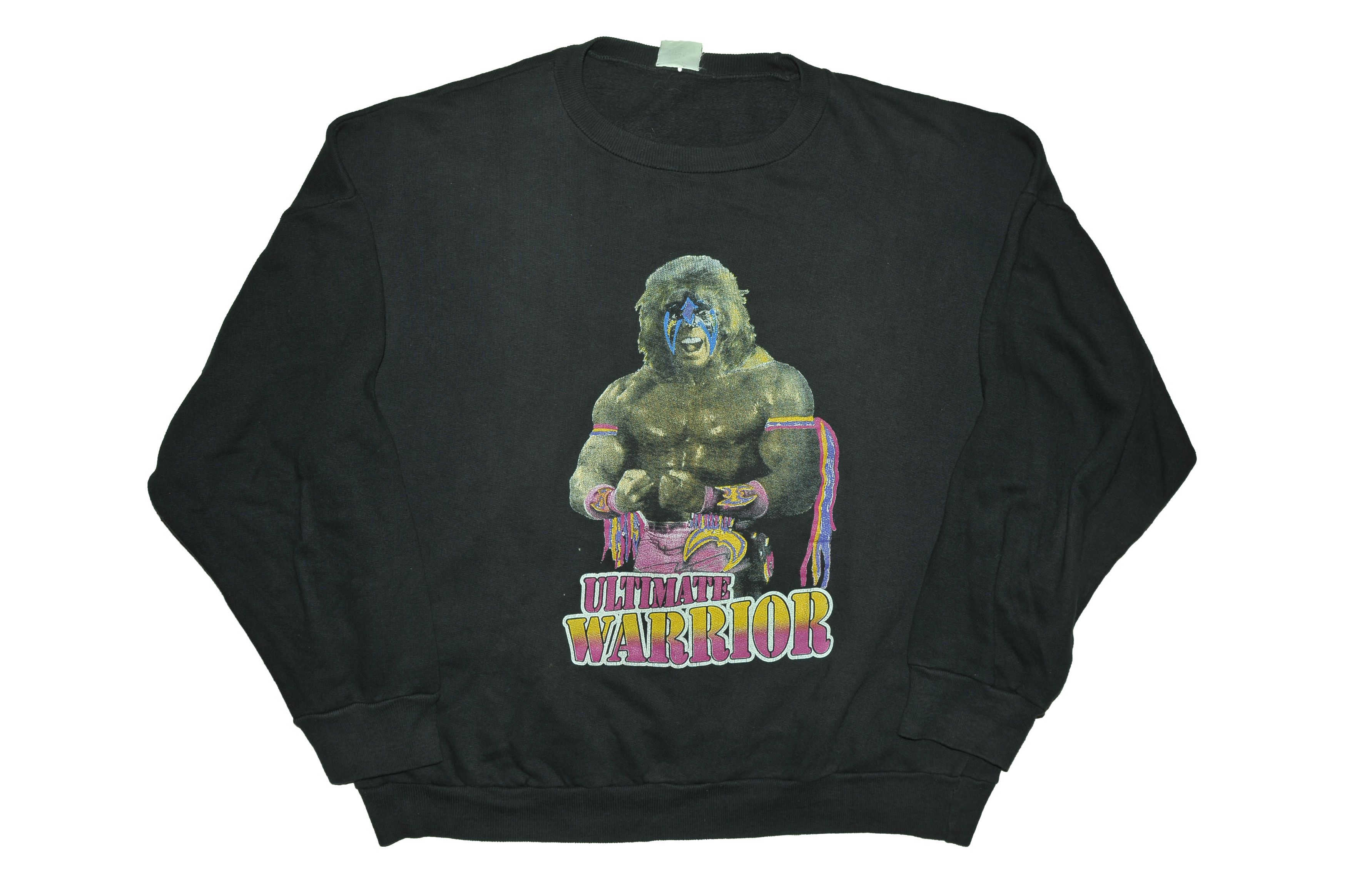 Vintage Vintage 90s Ultimate Warrior Sweatshirt Size US L / EU 52-54 / 3 - 1 Thumbnail