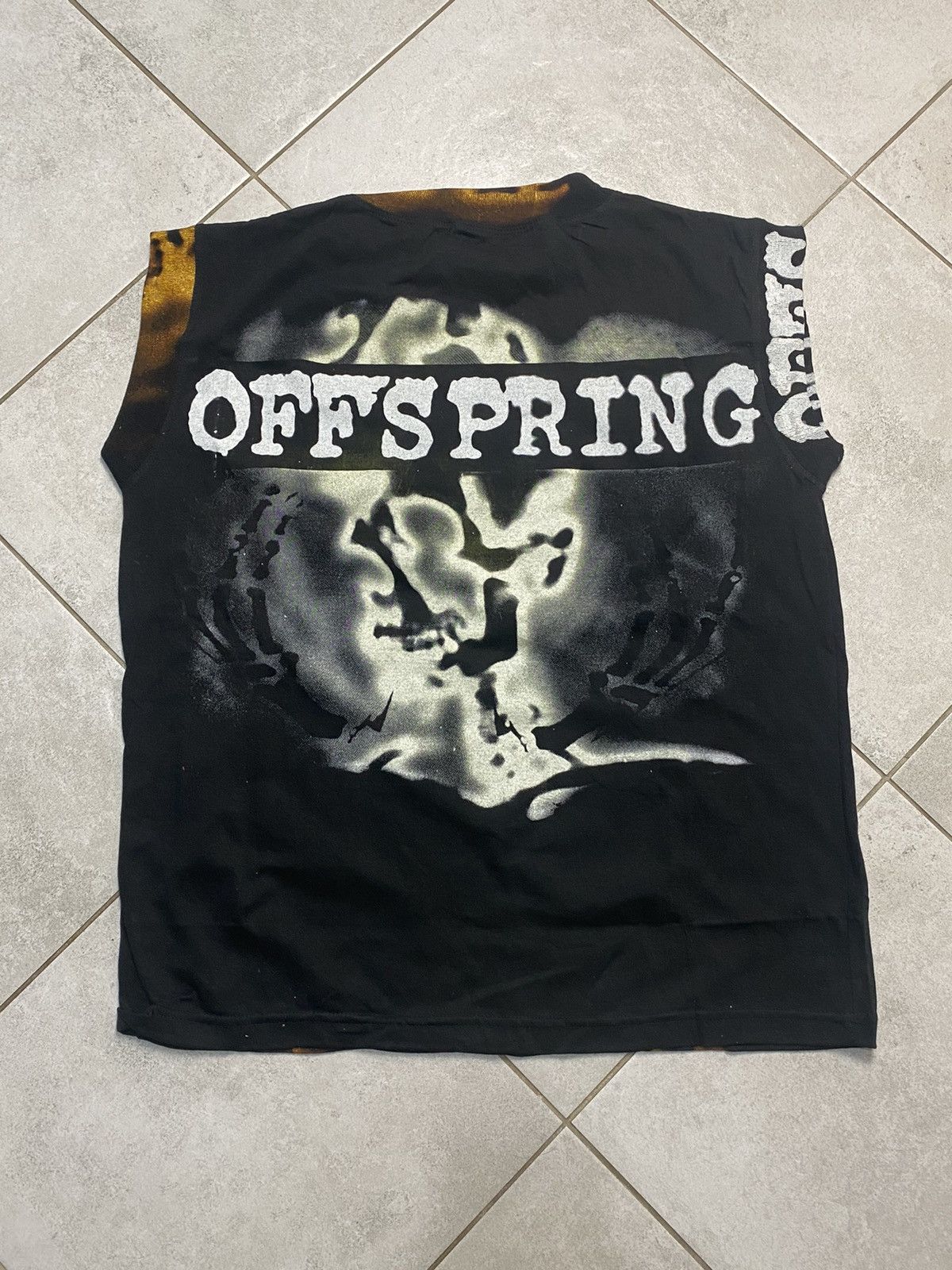Band Tees Rare Vintage 90s The Offspring Smash All Over Print Tank Top Size US XL / EU 56 / 4 - 2 Thumbnail