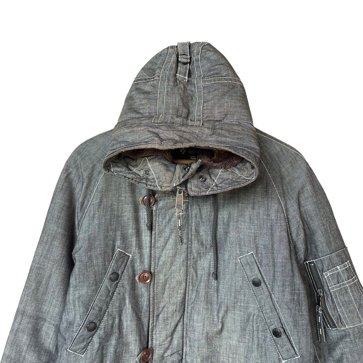 Japanese Brand TK The Shop Mixpice Light Jacket Hoodie By Takeo Kikuchi Size US M / EU 48-50 / 2 - 4 Thumbnail