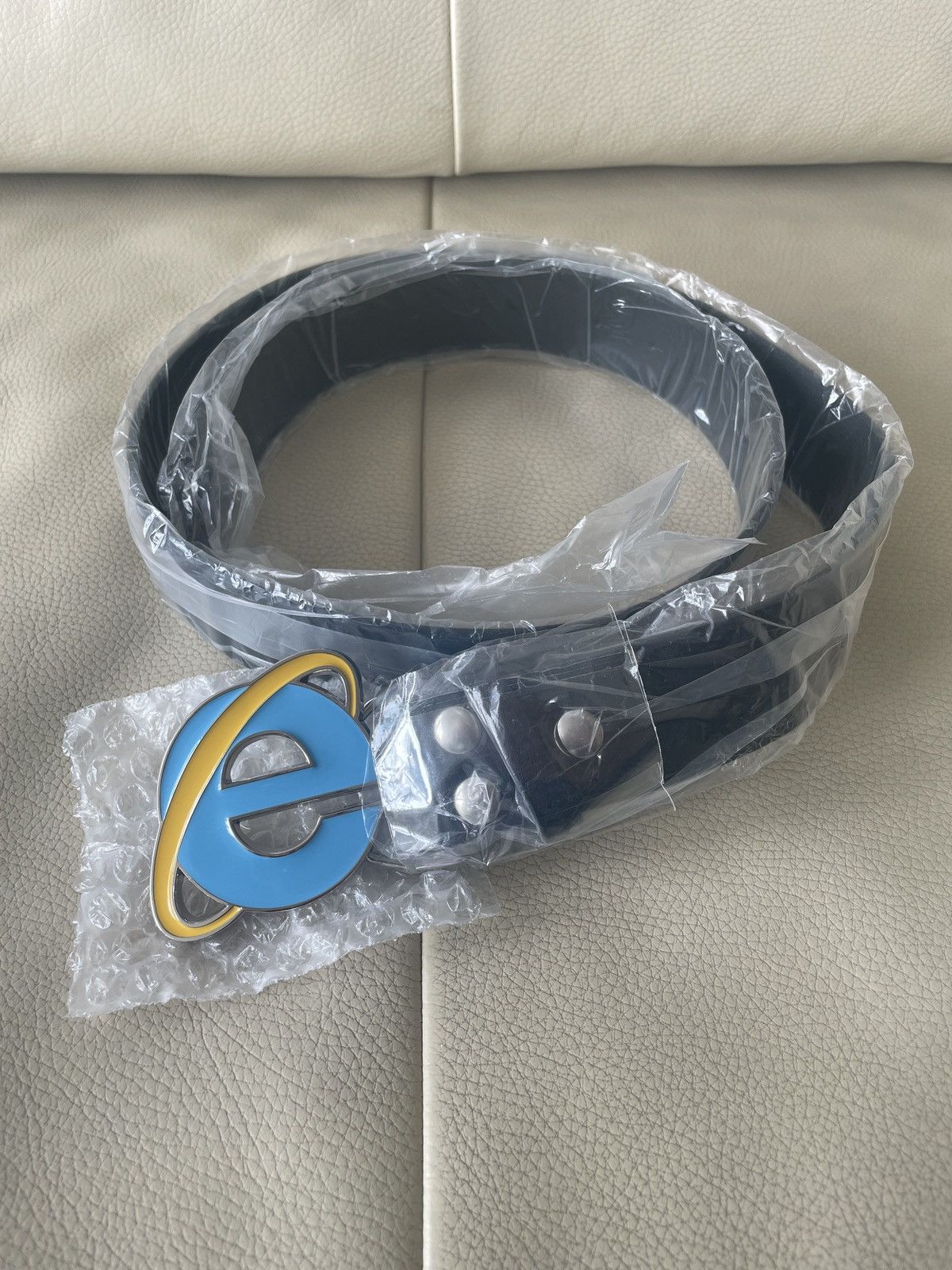 Y2K Internet Explorer Buckle Belt - Ectasy Belt - Etsy