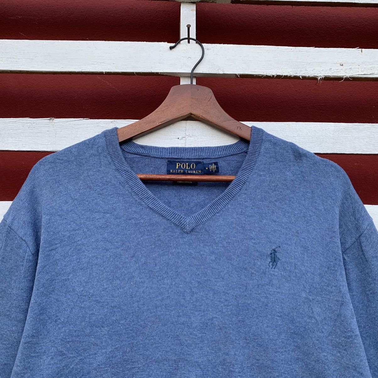 Polo Ralph Lauren Polo Ralph Lauren Vneck Knit Sweater Size US M / EU 48-50 / 2 - 3 Thumbnail