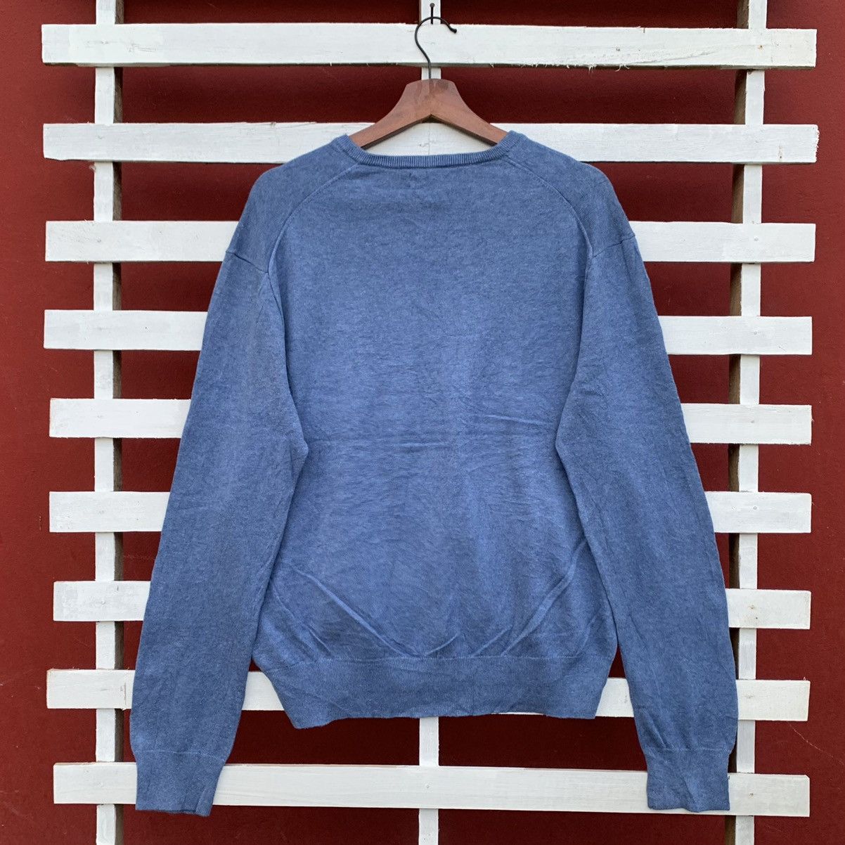 Polo Ralph Lauren Polo Ralph Lauren Vneck Knit Sweater Size US M / EU 48-50 / 2 - 2 Thumbnail