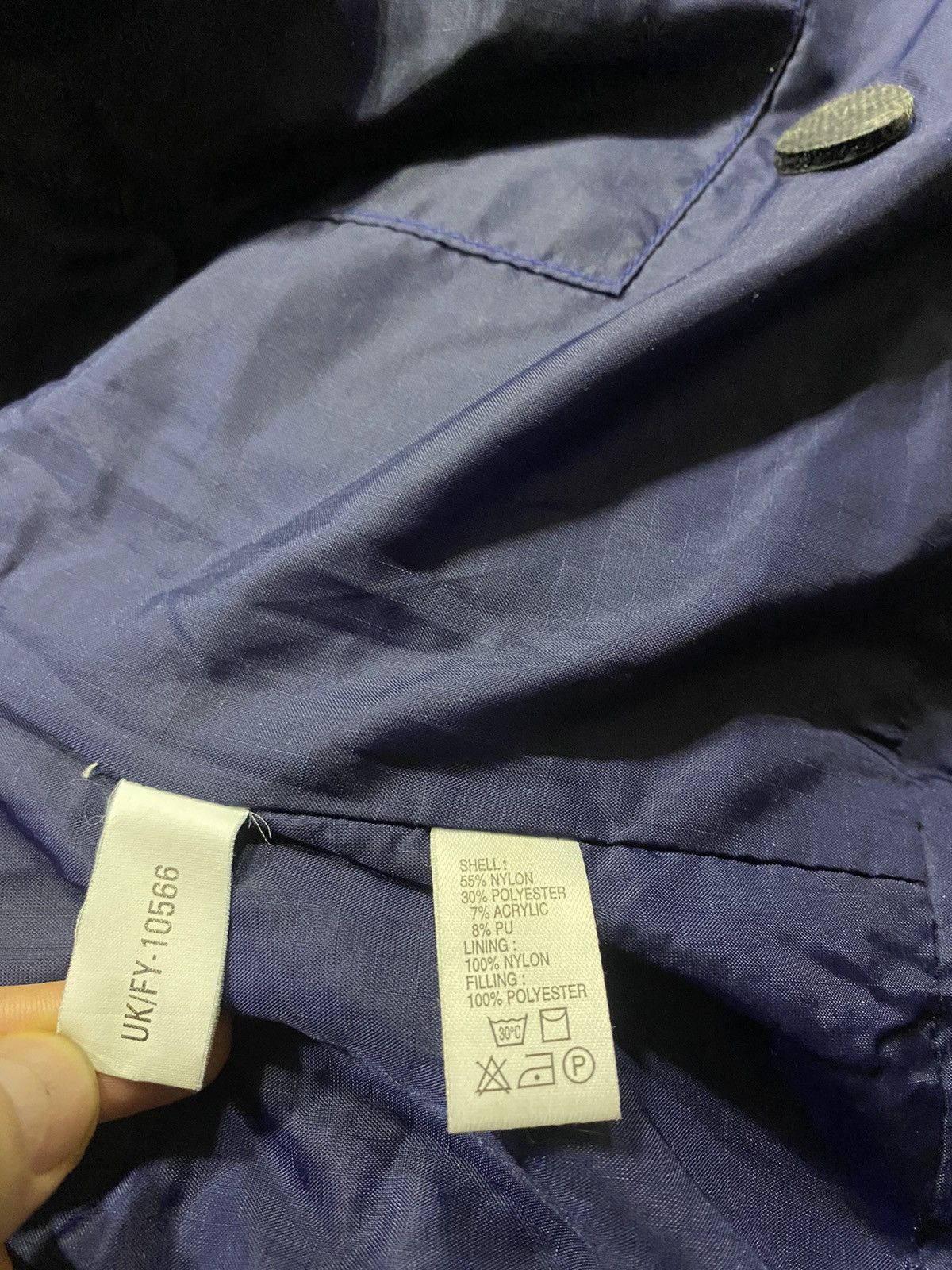 Yves Saint Laurent Warm YSL Jacket Blue Winter Bomber Zip Up Vintage y2k Size US M / EU 48-50 / 2 - 7 Thumbnail