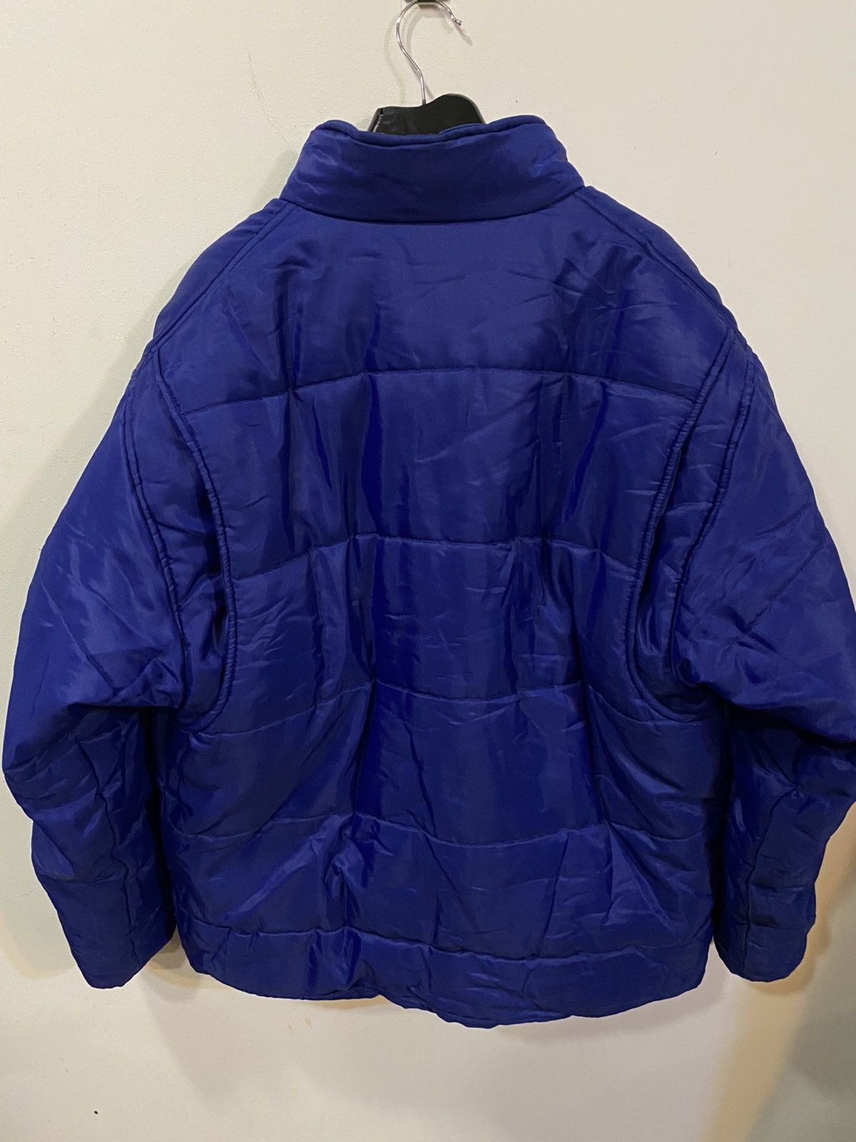 Yves Saint Laurent Warm YSL Jacket Blue Winter Bomber Zip Up Vintage y2k Size US M / EU 48-50 / 2 - 11 Thumbnail