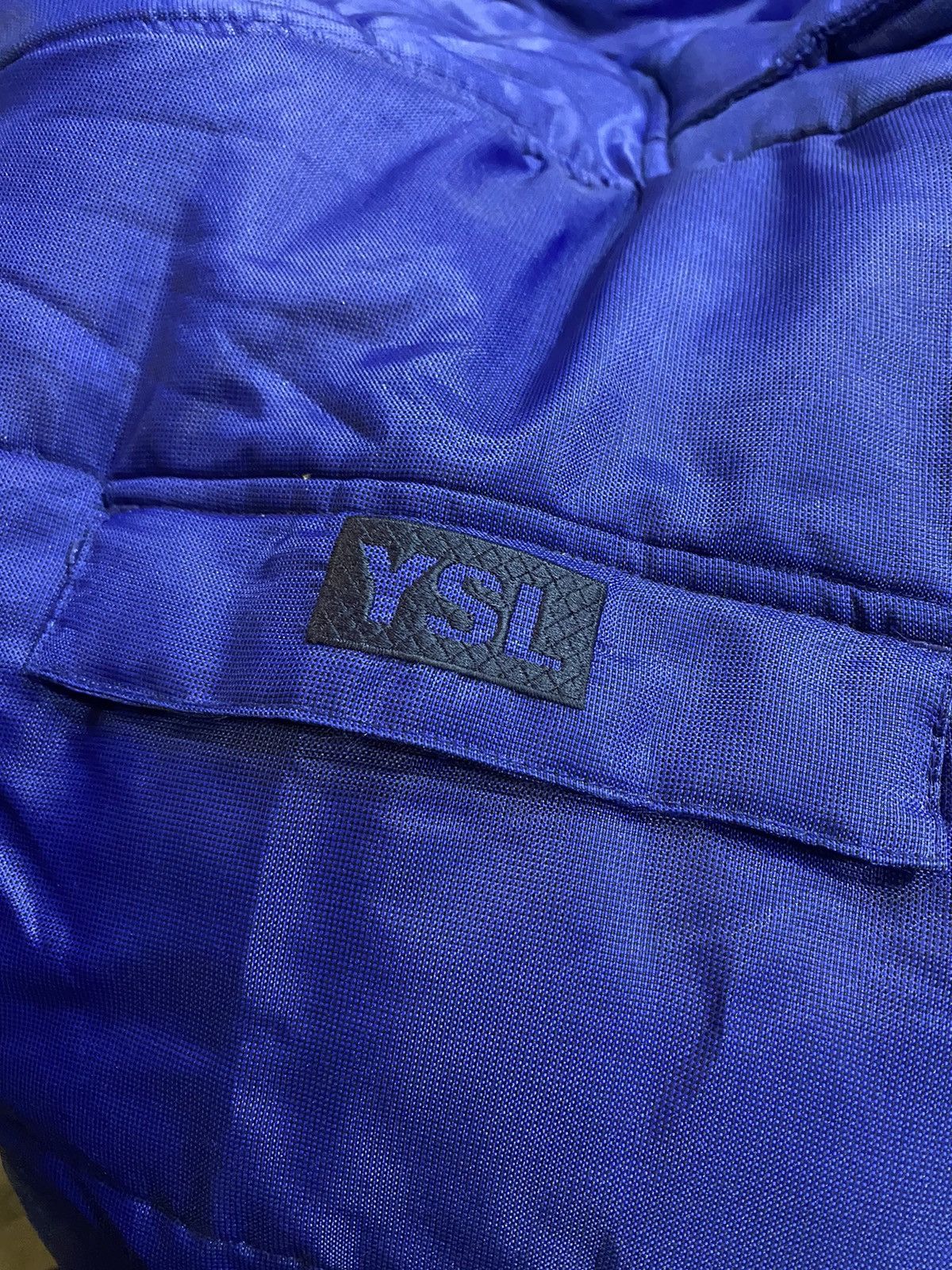 Yves Saint Laurent Warm YSL Jacket Blue Winter Bomber Zip Up Vintage y2k Size US M / EU 48-50 / 2 - 2 Thumbnail