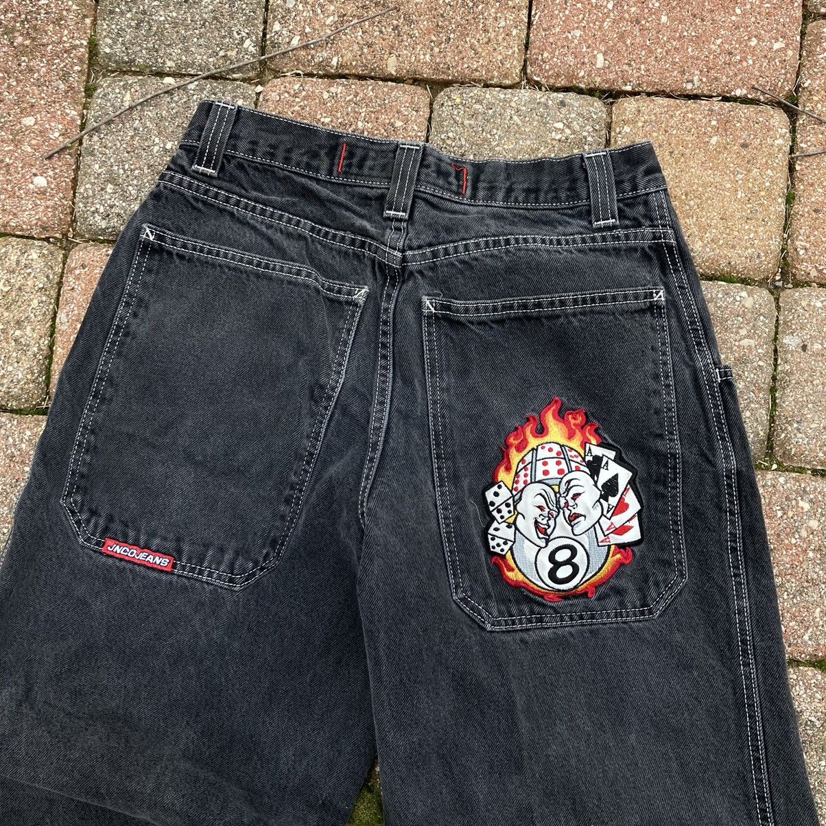 JNCO Vintage JNCO Jeans Wide Leg Baggy Y2K 90s 2000s Flame Hardy Size US 32 / EU 48 - 2 Thumbnail